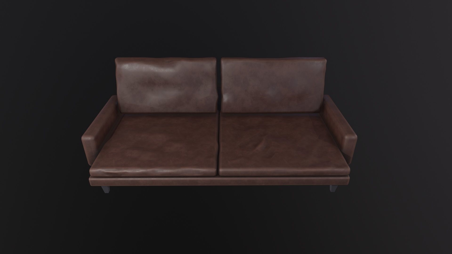 Design Couch 3D Model Low-poly 3D model_2