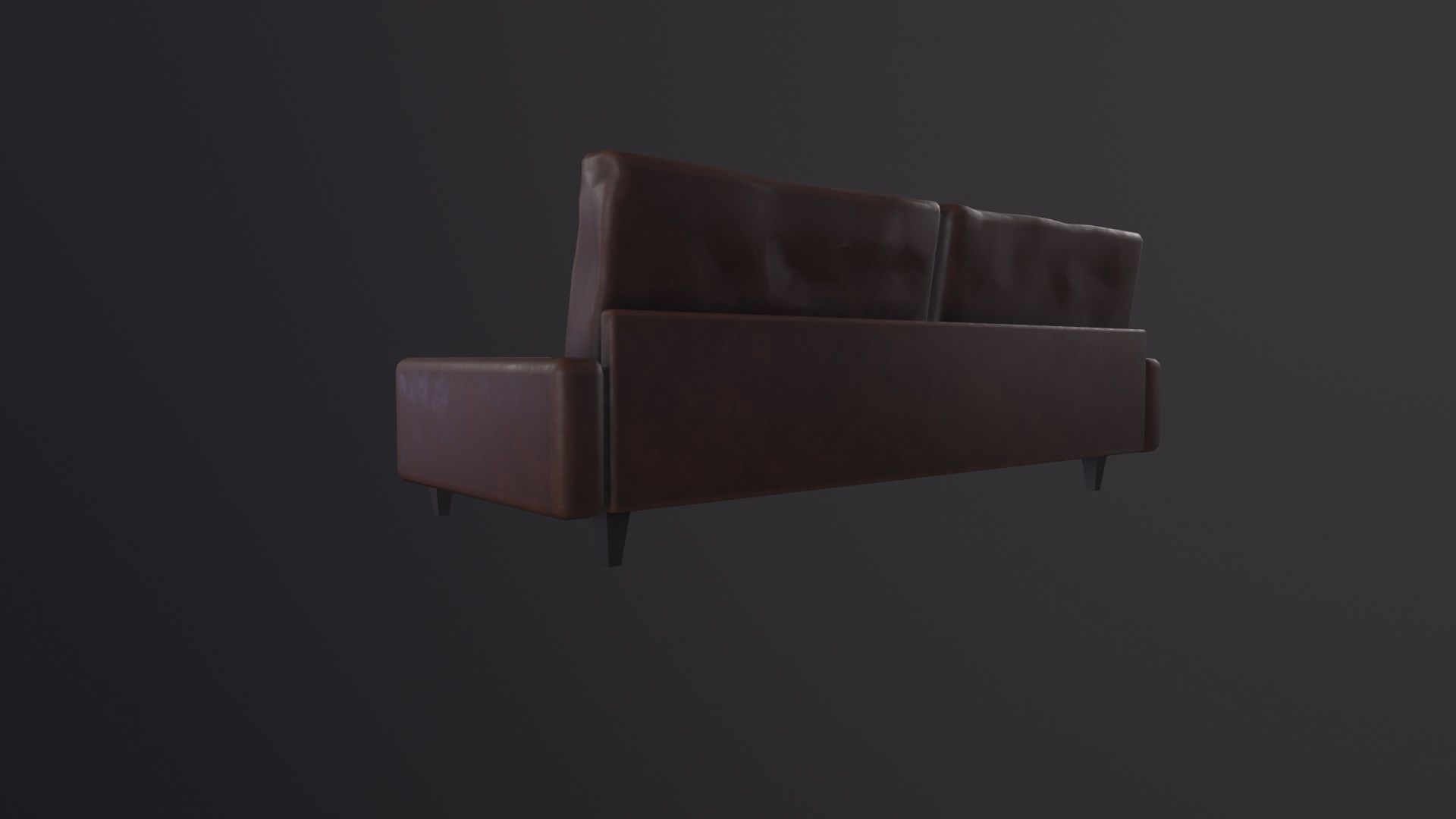 Design Couch 3D Model Low-poly 3D model_4