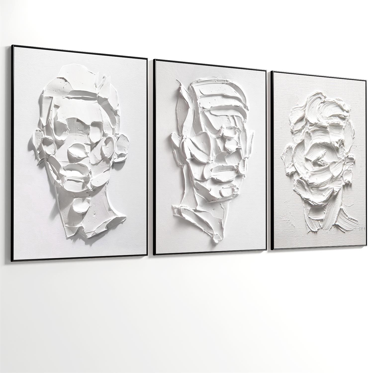 Abstract Painting Set of 3 pieces - No 29 Low-poly 3D model_5