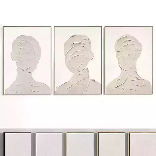 Abstract Painting Set of 3 pieces - No 31