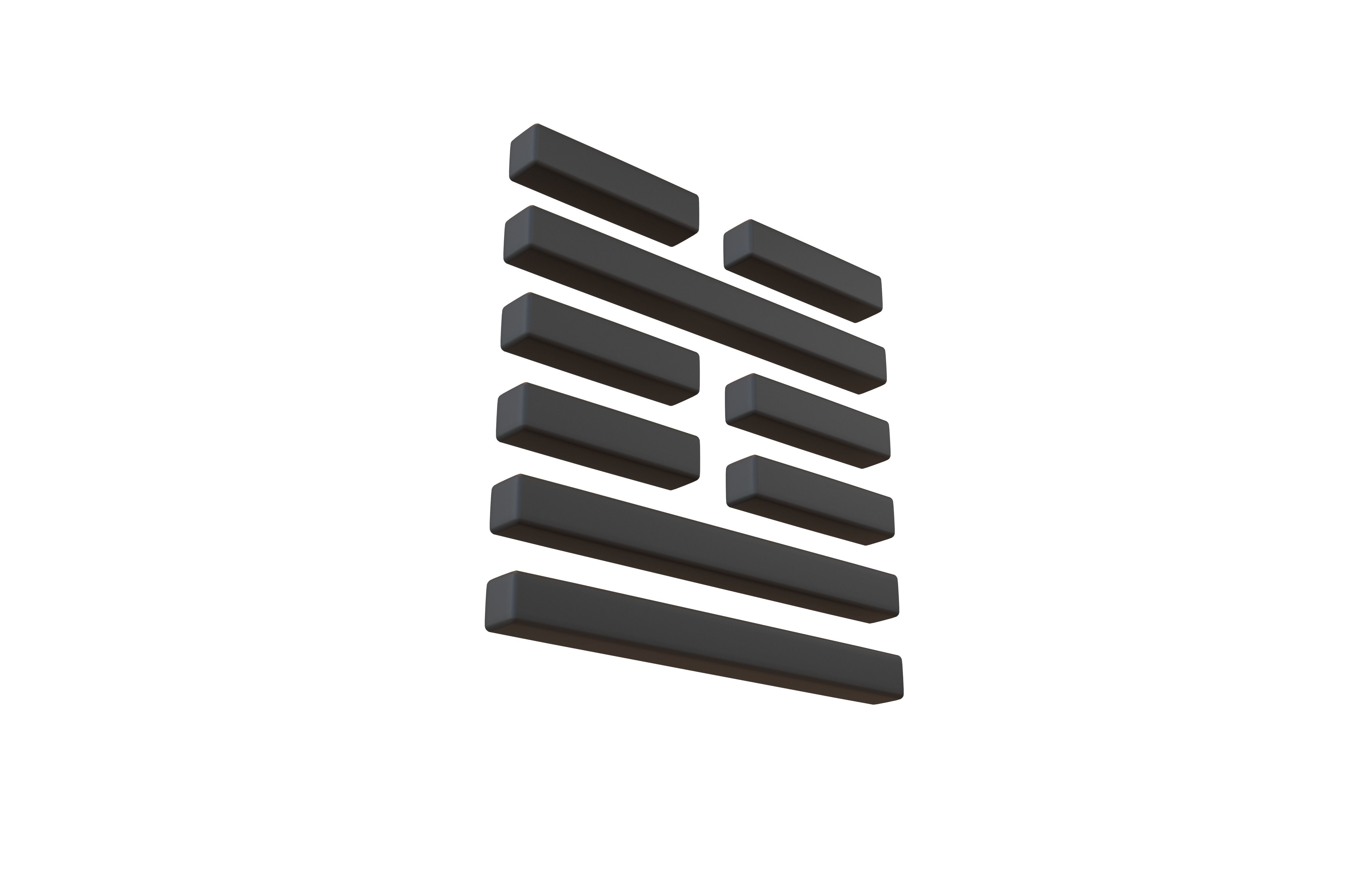 I Ching Hexagrams 60 jie v1 001 Low-poly 3D model_2