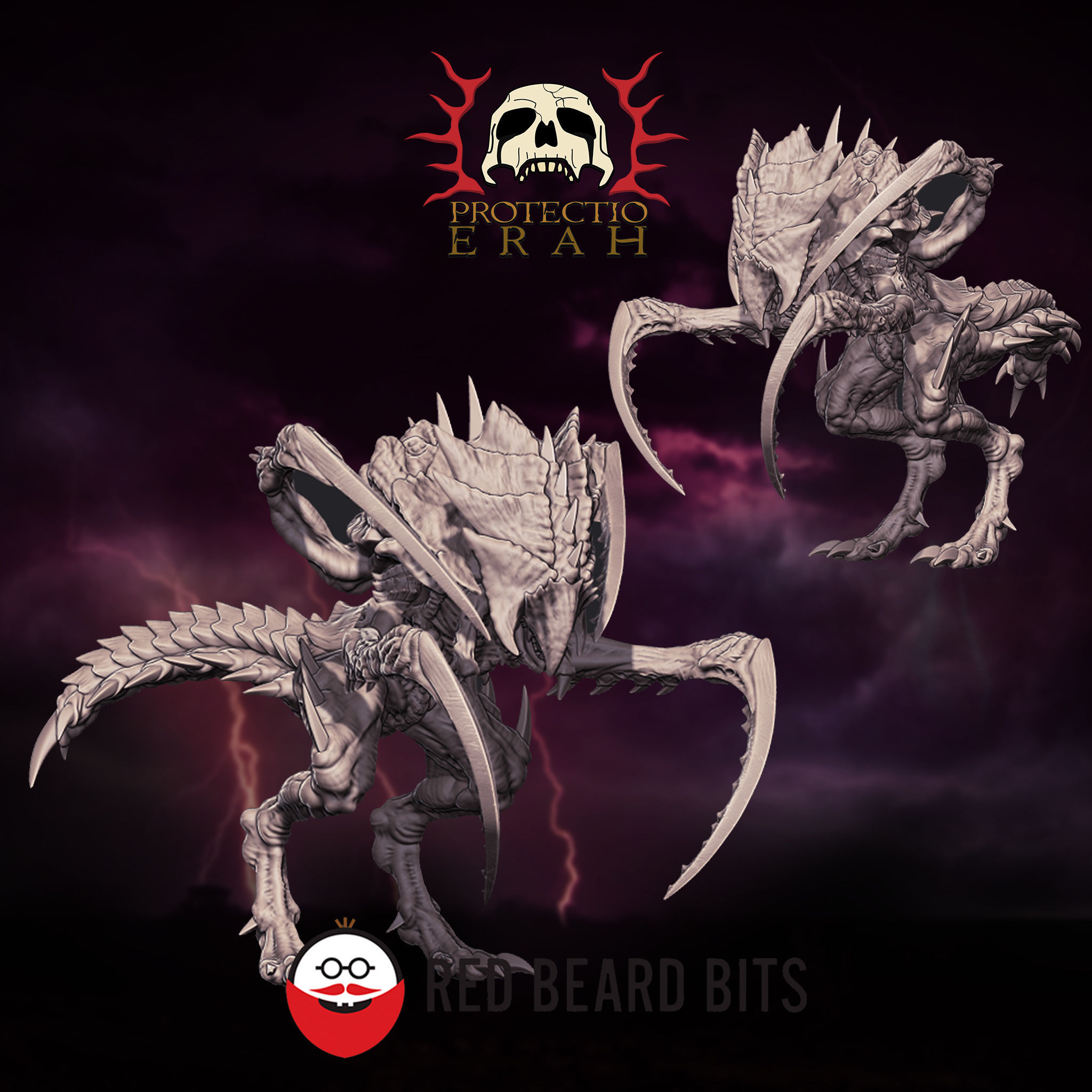 Xenoteras Warriors 2 3D print model_1