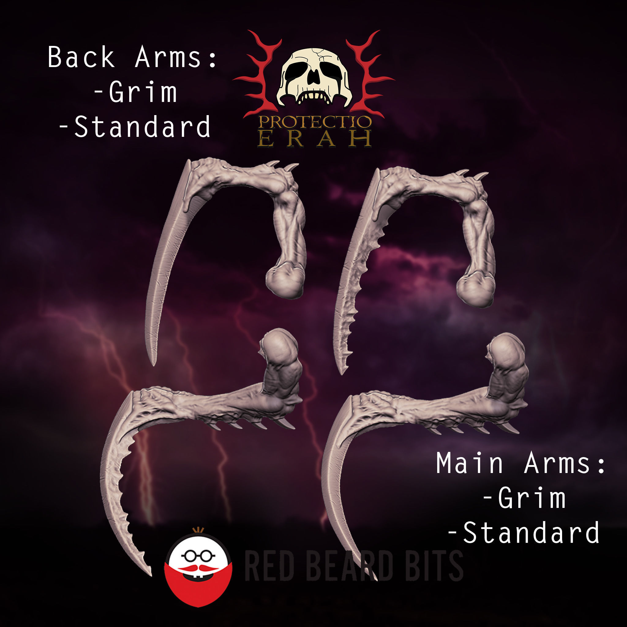 Xenoteras Warriors 2 3D print model_10