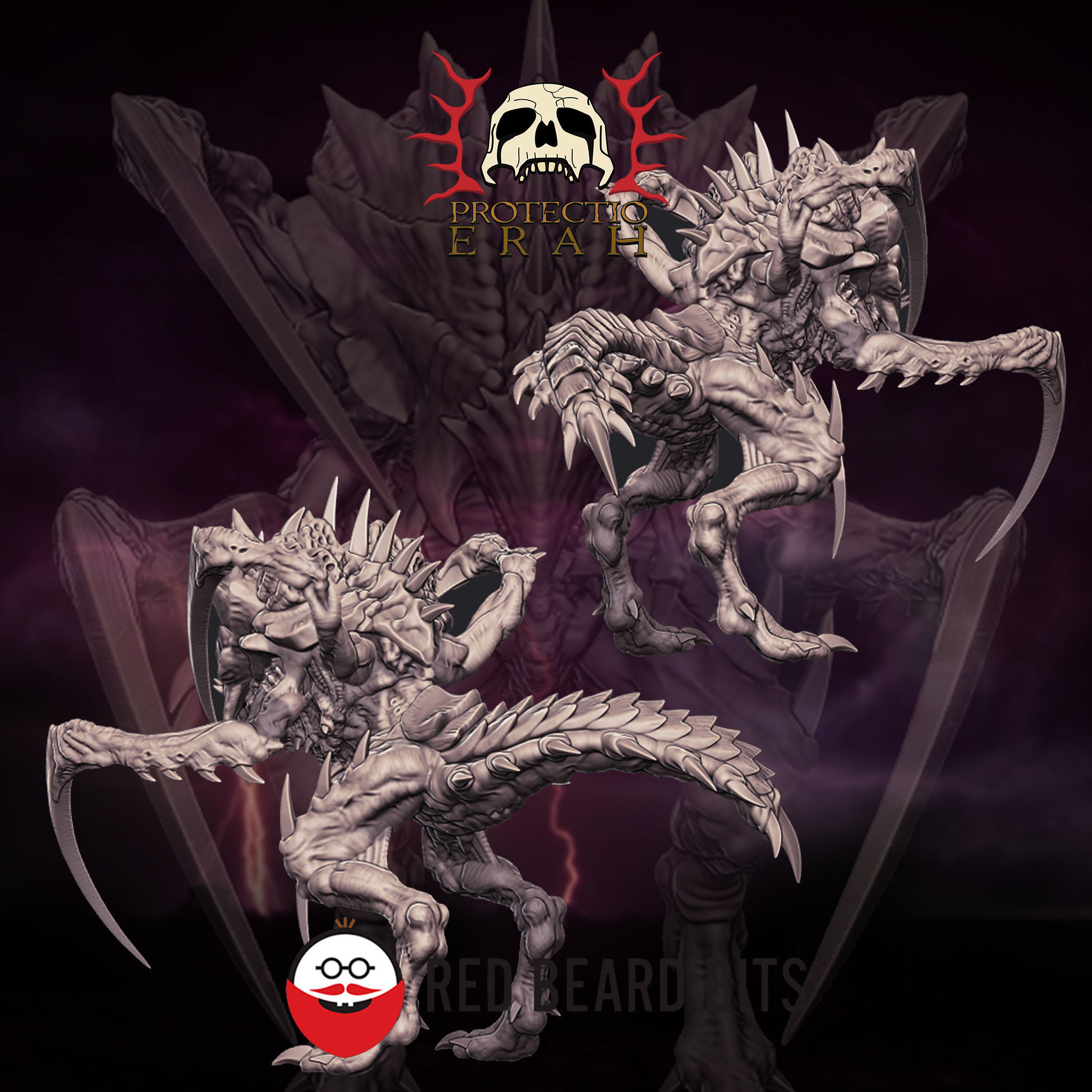 Xenoteras Warriors 2 3D print model_2