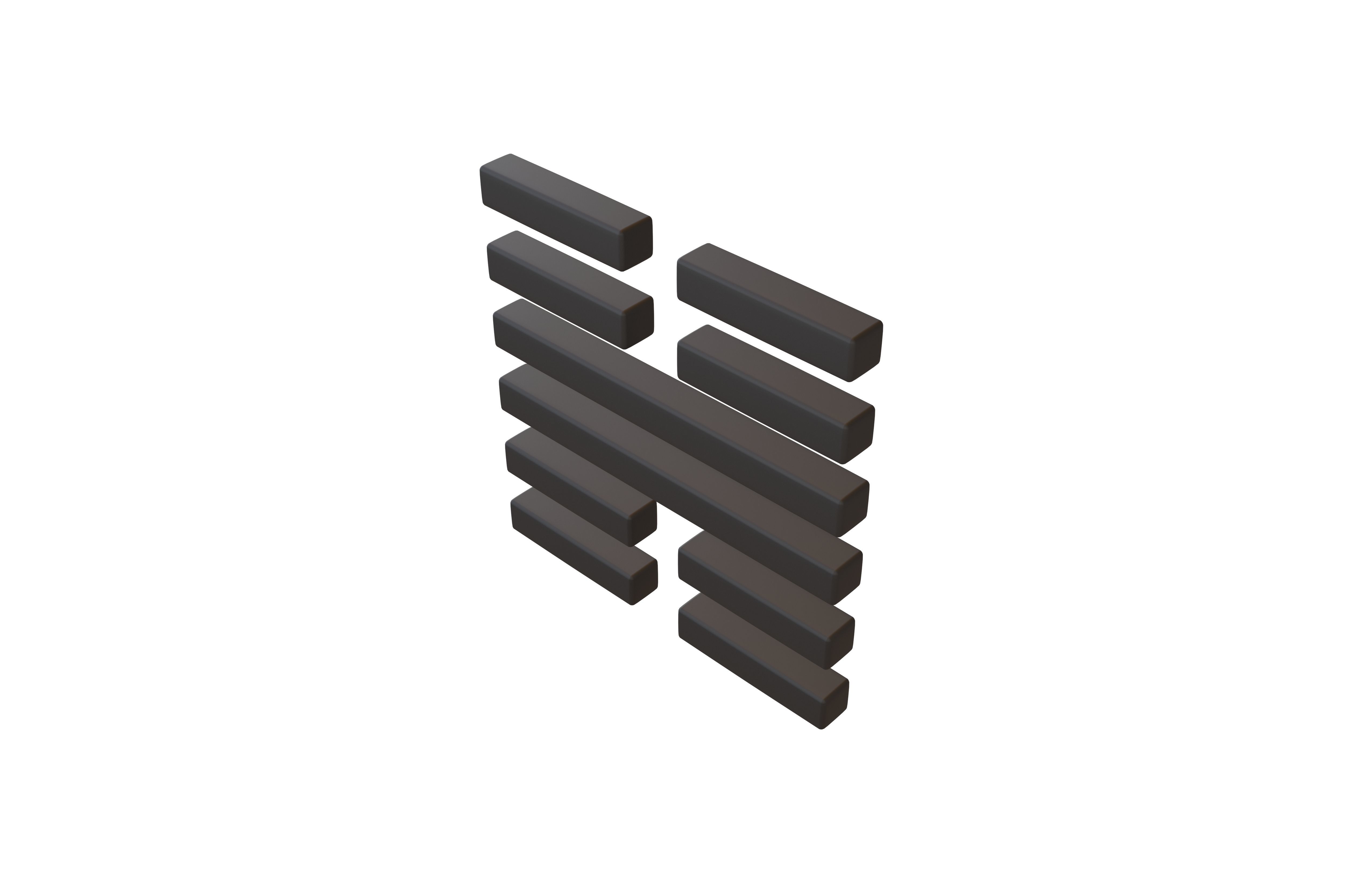 I Ching Hexagrams 62 xiao guo v1 001 Low-poly 3D model_2