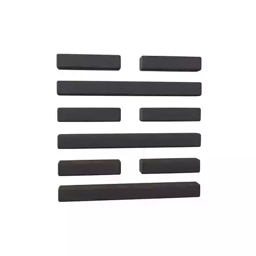 I Ching Hexagrams 63 ji ji v1 001 Low-poly 3D model I Ching Hexagrams 63 ji ji v1 001 Low-poly 3D model