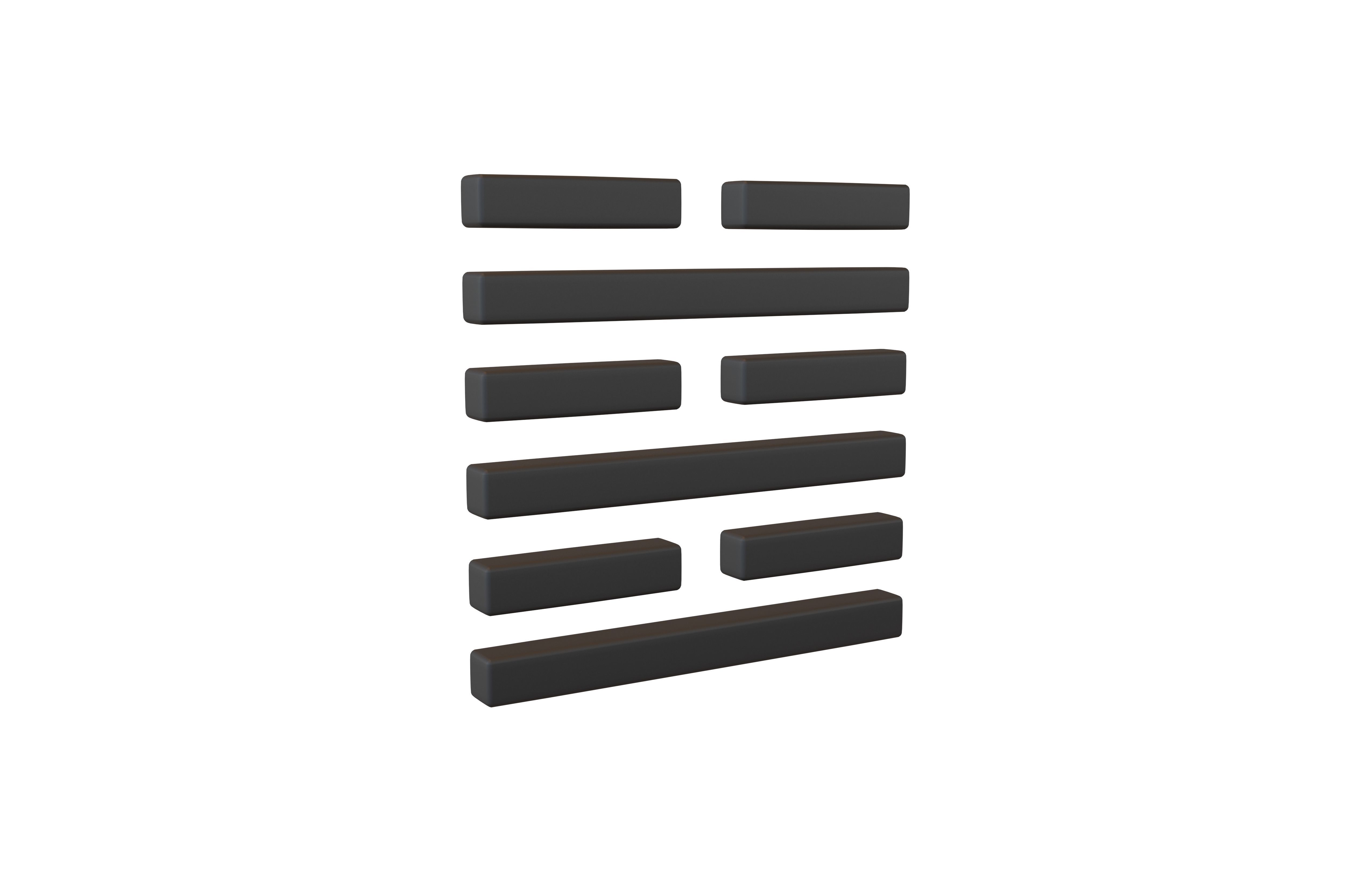 I Ching Hexagrams 63 ji ji v1 001 Low-poly 3D model_1