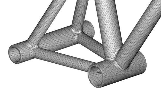 Rusty Bicycle Frame 3D model_6