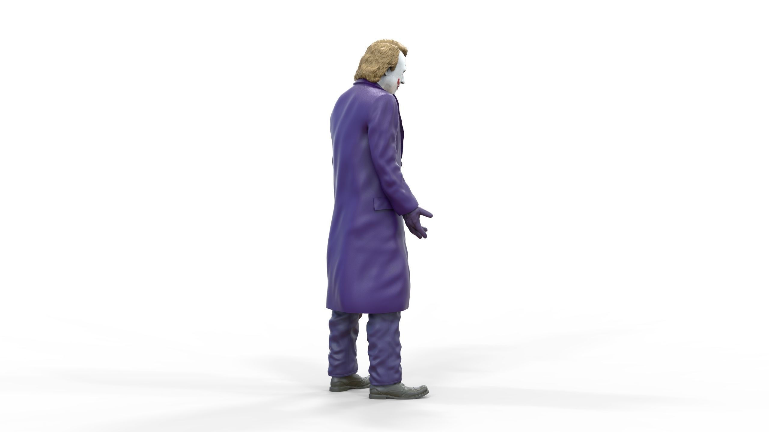 Joker The Dark Knight Heath Ledger 3D print model_42