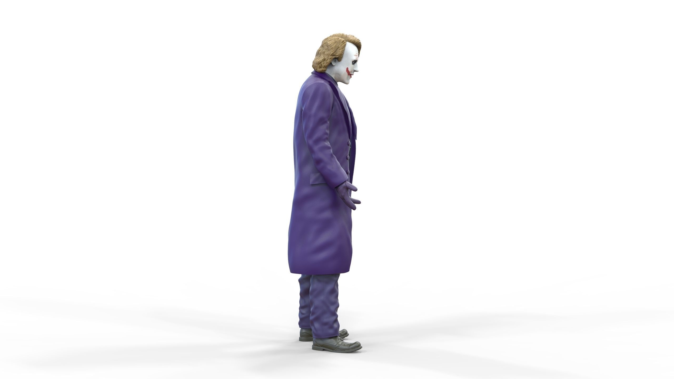 Joker The Dark Knight Heath Ledger 3D print model_46