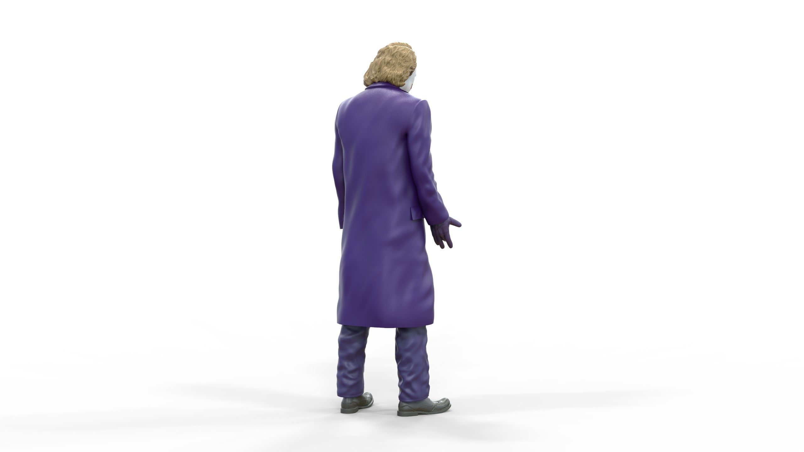 Joker The Dark Knight Heath Ledger 3D print model_38