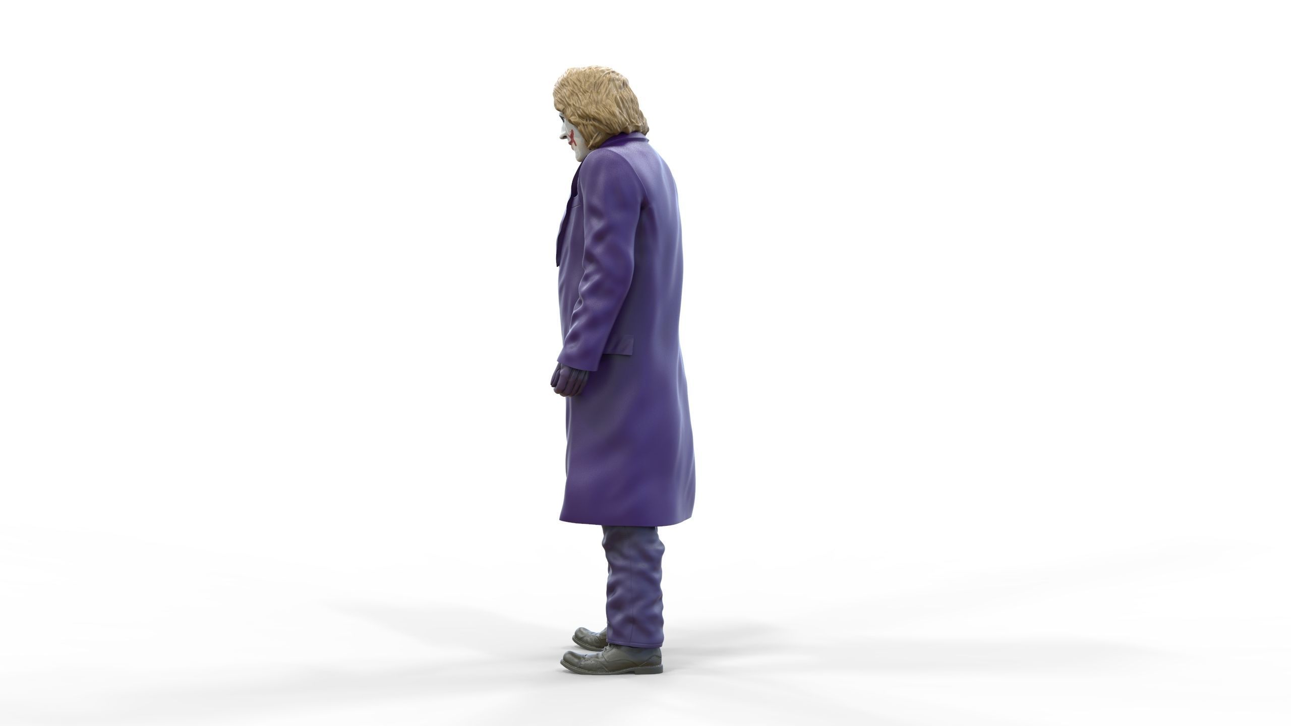 Joker The Dark Knight Heath Ledger 3D print model_21