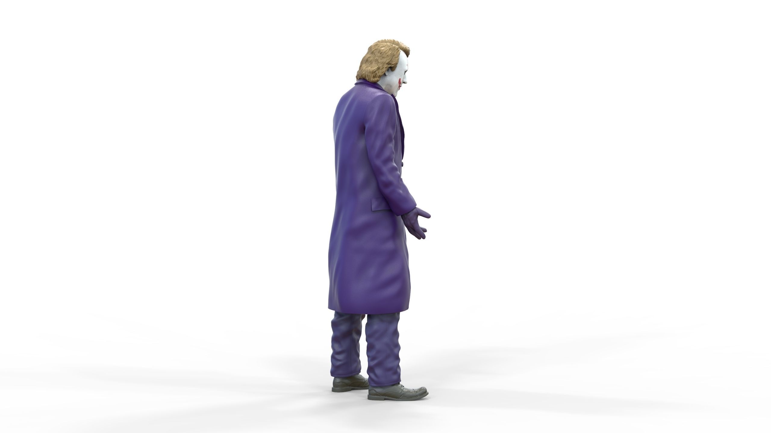 Joker The Dark Knight Heath Ledger 3D print model_43