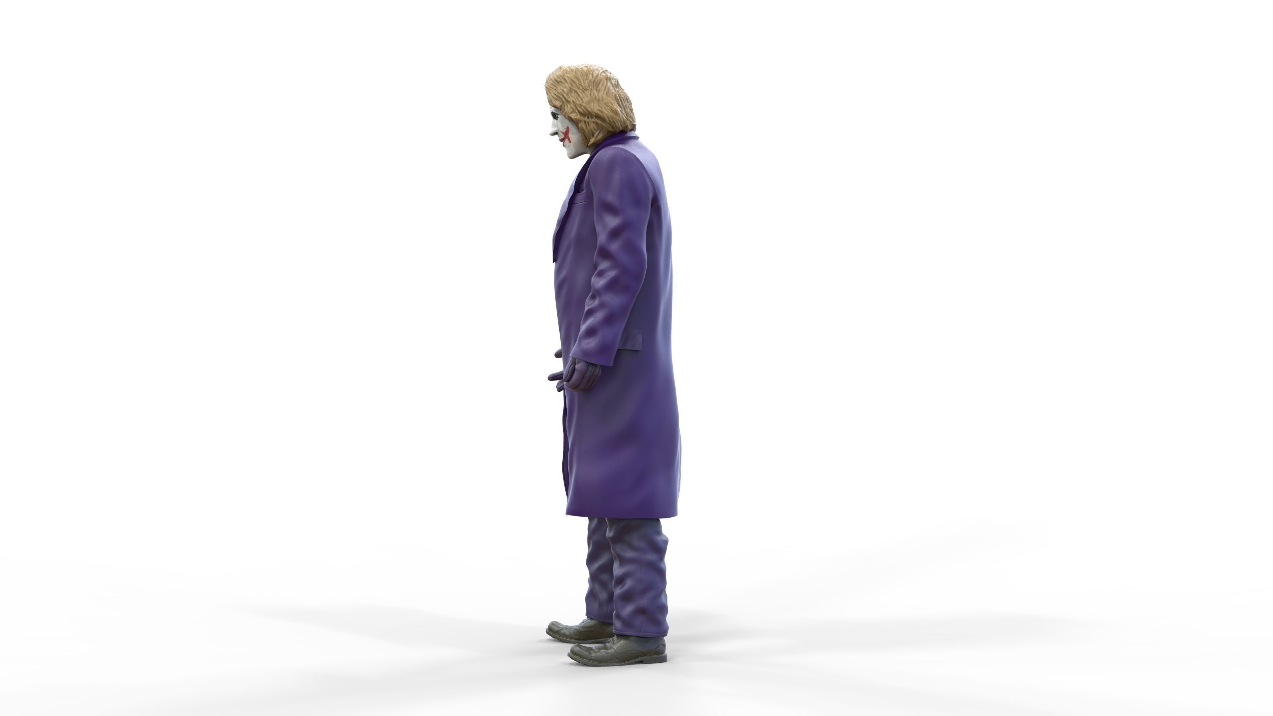Joker The Dark Knight Heath Ledger 3D print model_5