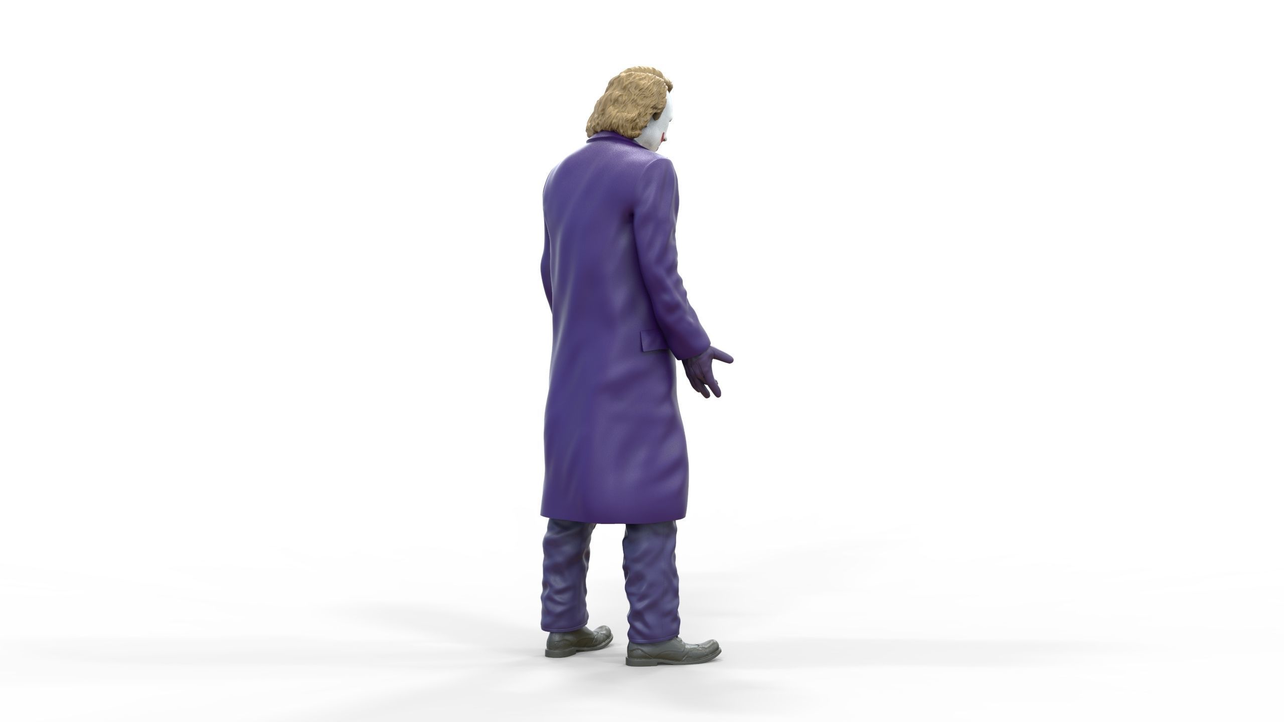 Joker The Dark Knight Heath Ledger 3D print model_40