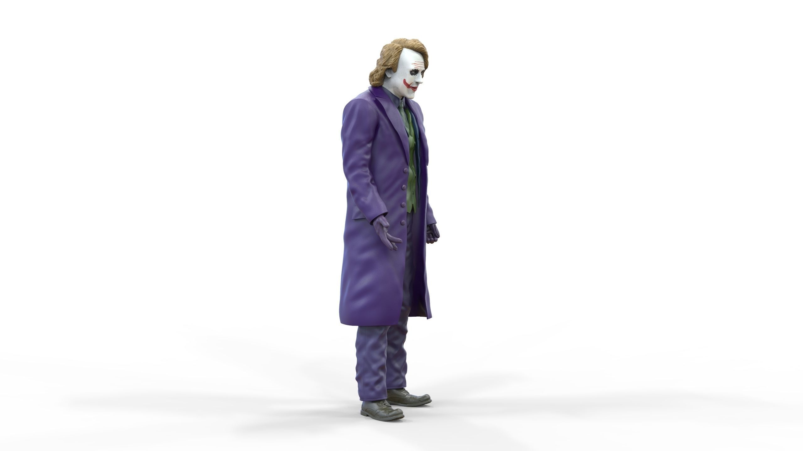Joker The Dark Knight Heath Ledger 3D print model_51