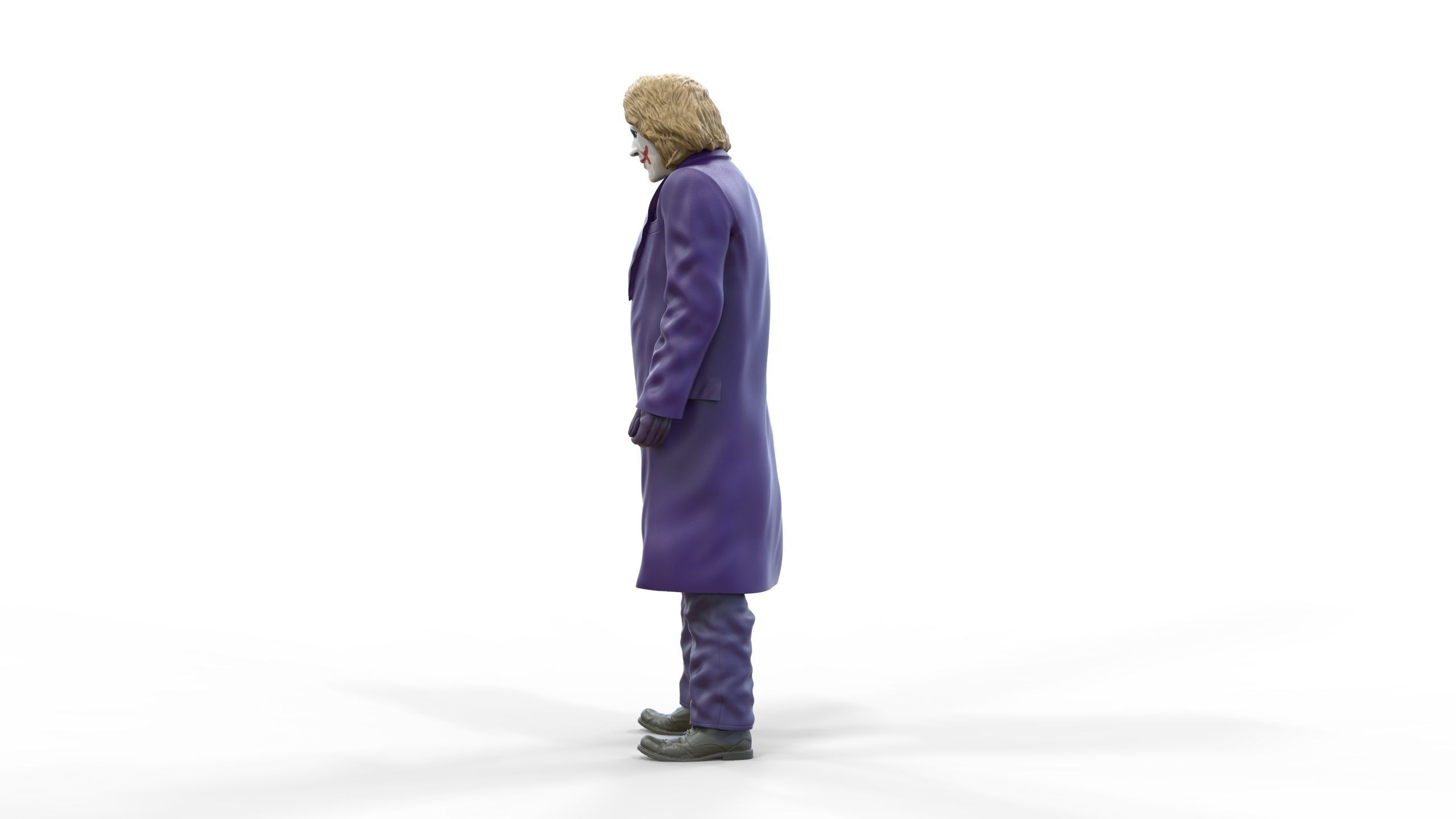 Joker The Dark Knight Heath Ledger 3D print model_20