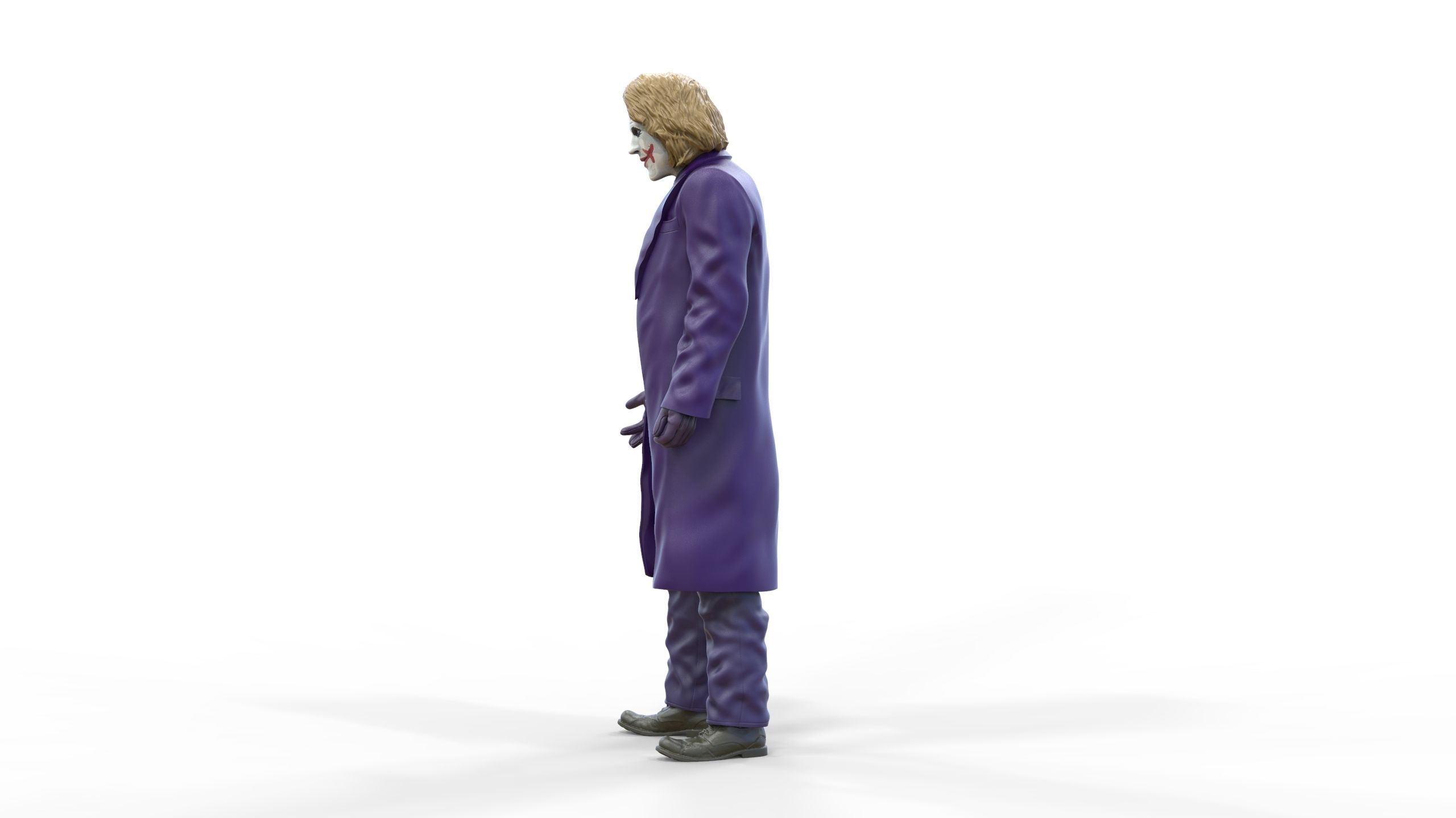Joker The Dark Knight Heath Ledger 3D print model_48