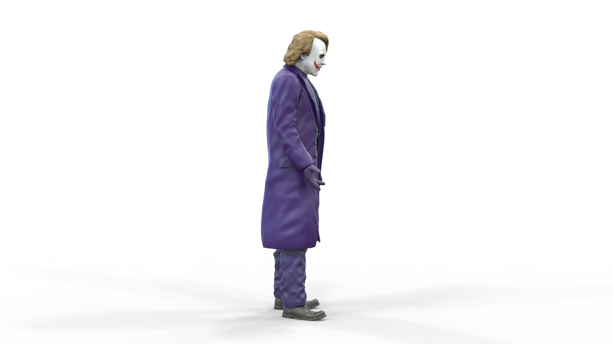Joker The Dark Knight Heath Ledger 3D print model_47