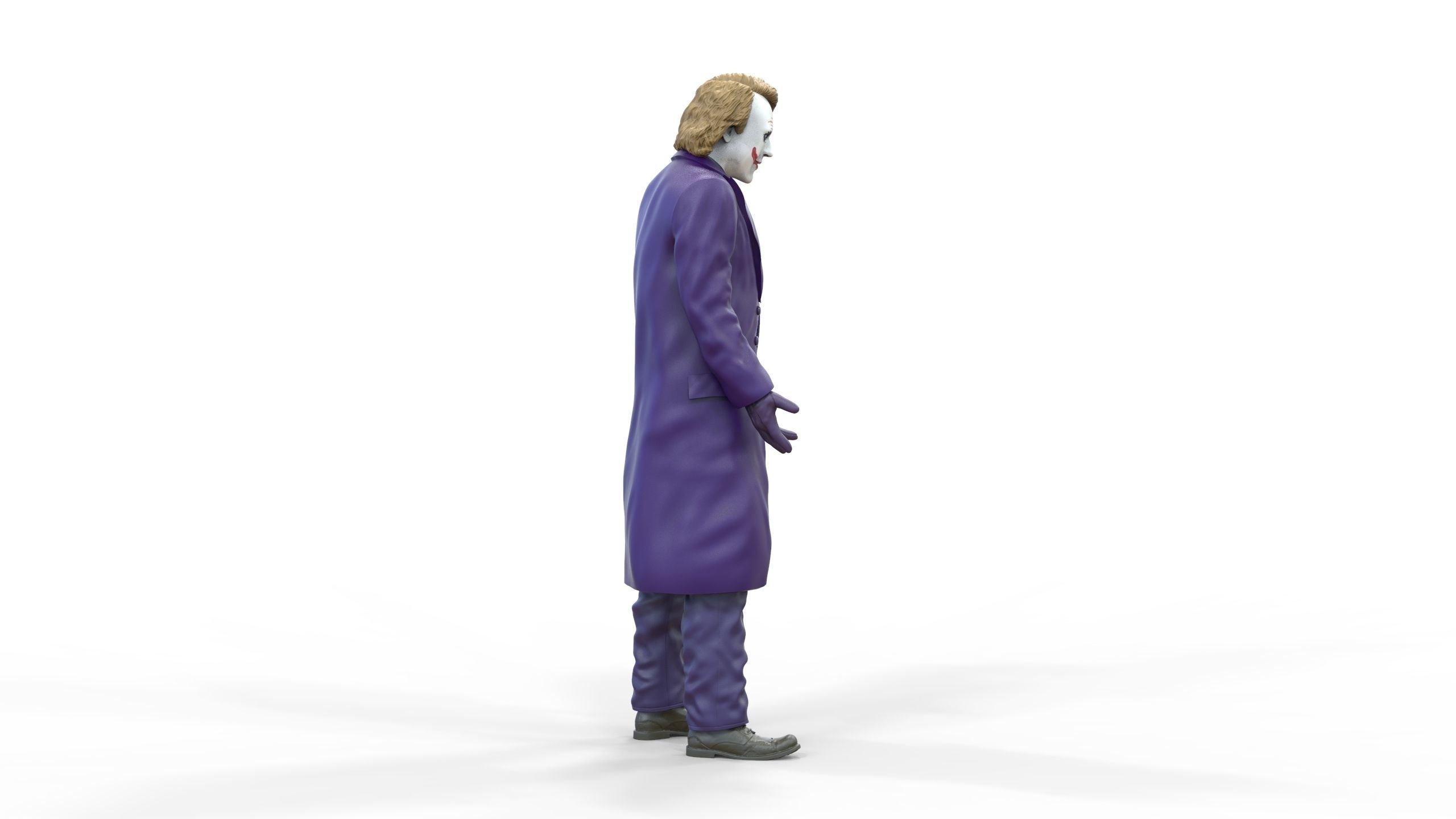 Joker The Dark Knight Heath Ledger 3D print model_44