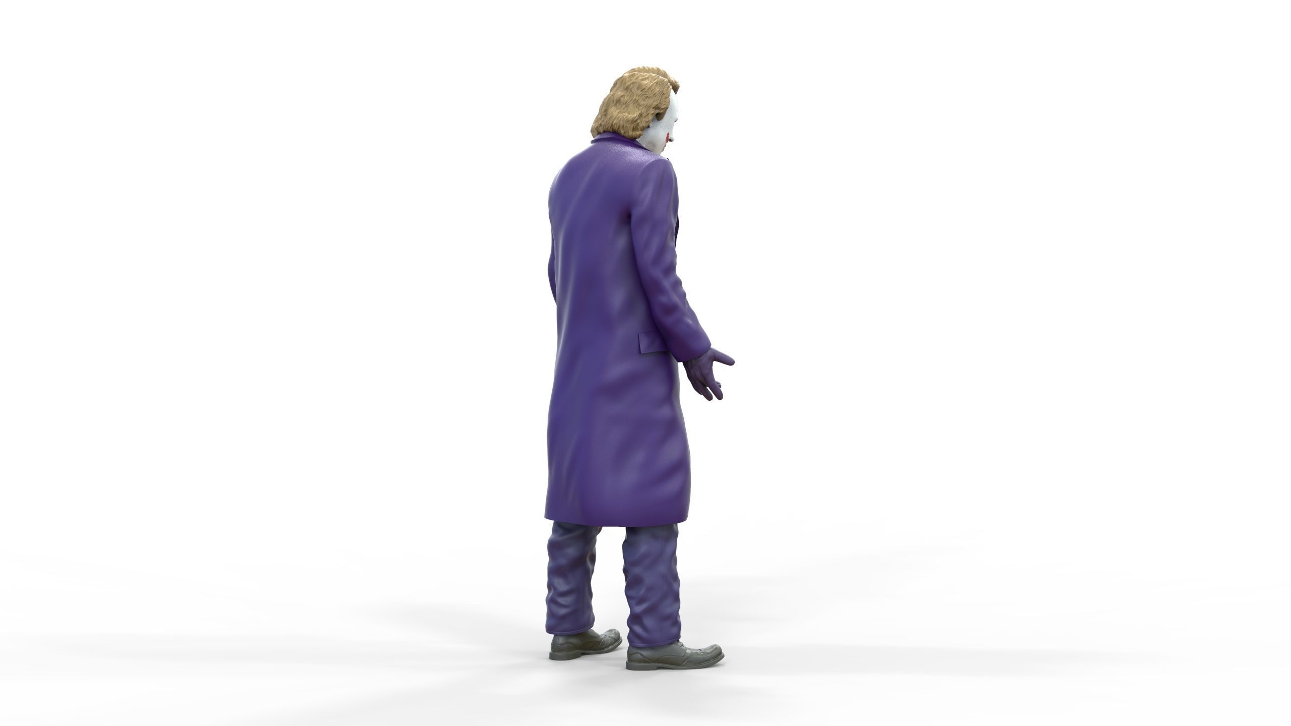 Joker The Dark Knight Heath Ledger 3D print model_41