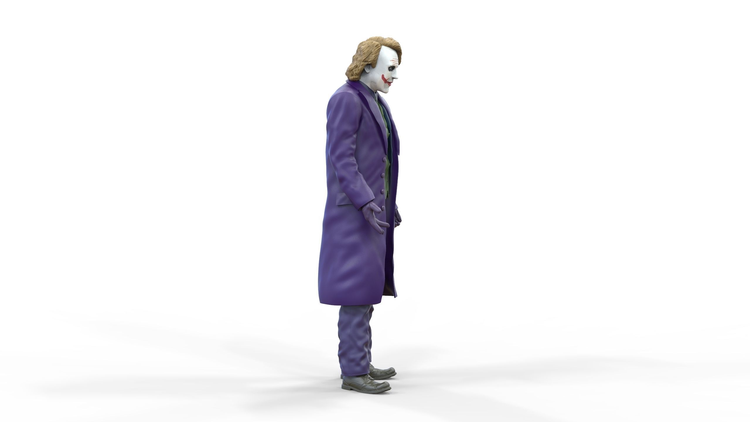 Joker The Dark Knight Heath Ledger 3D print model_49