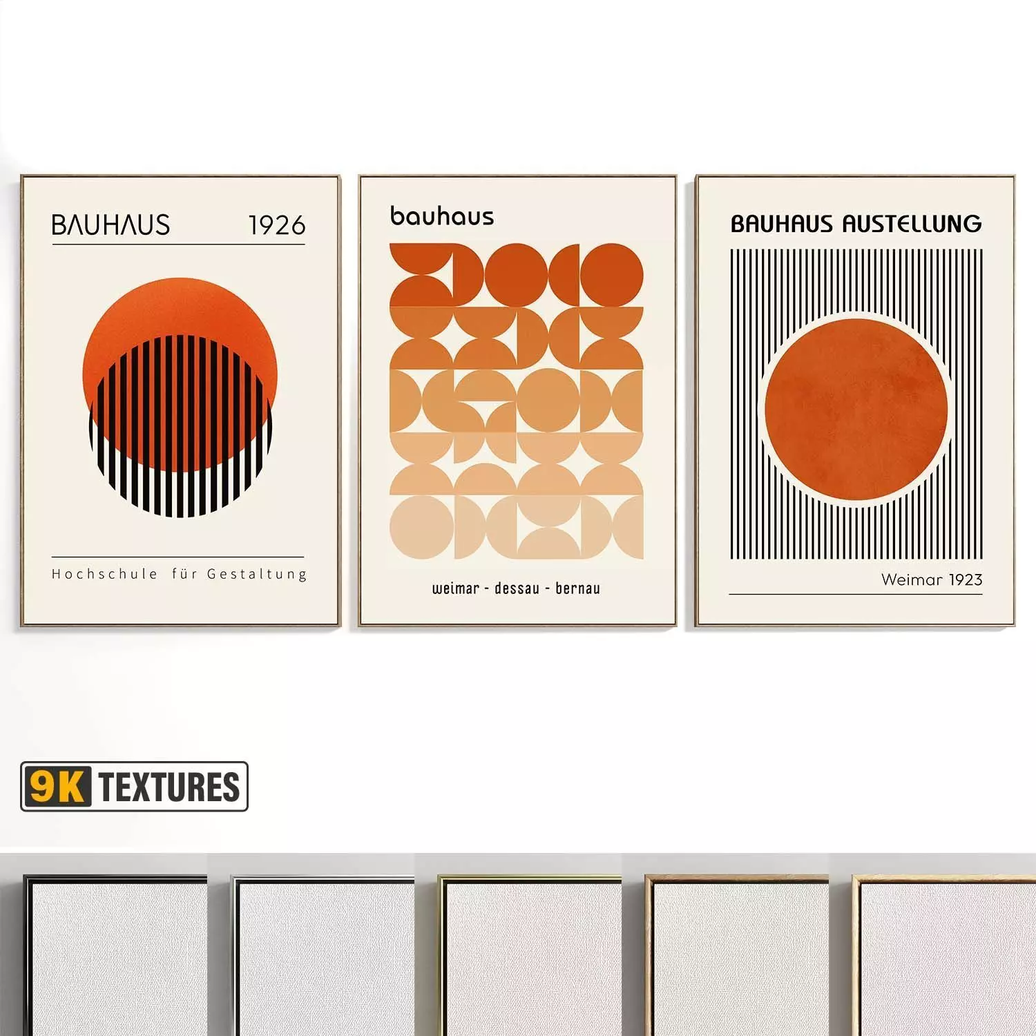 Abstract Painting Set of 3 pieces - No 45 Low-poly 3D model_0