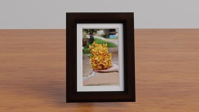 photo frame Low-poly 3D model
