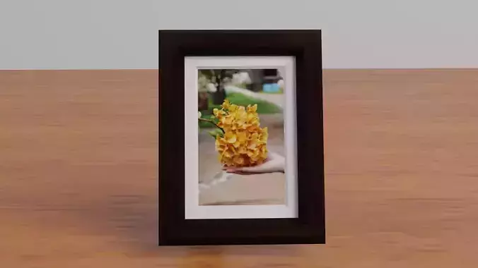 photo frame Low-poly 3D model