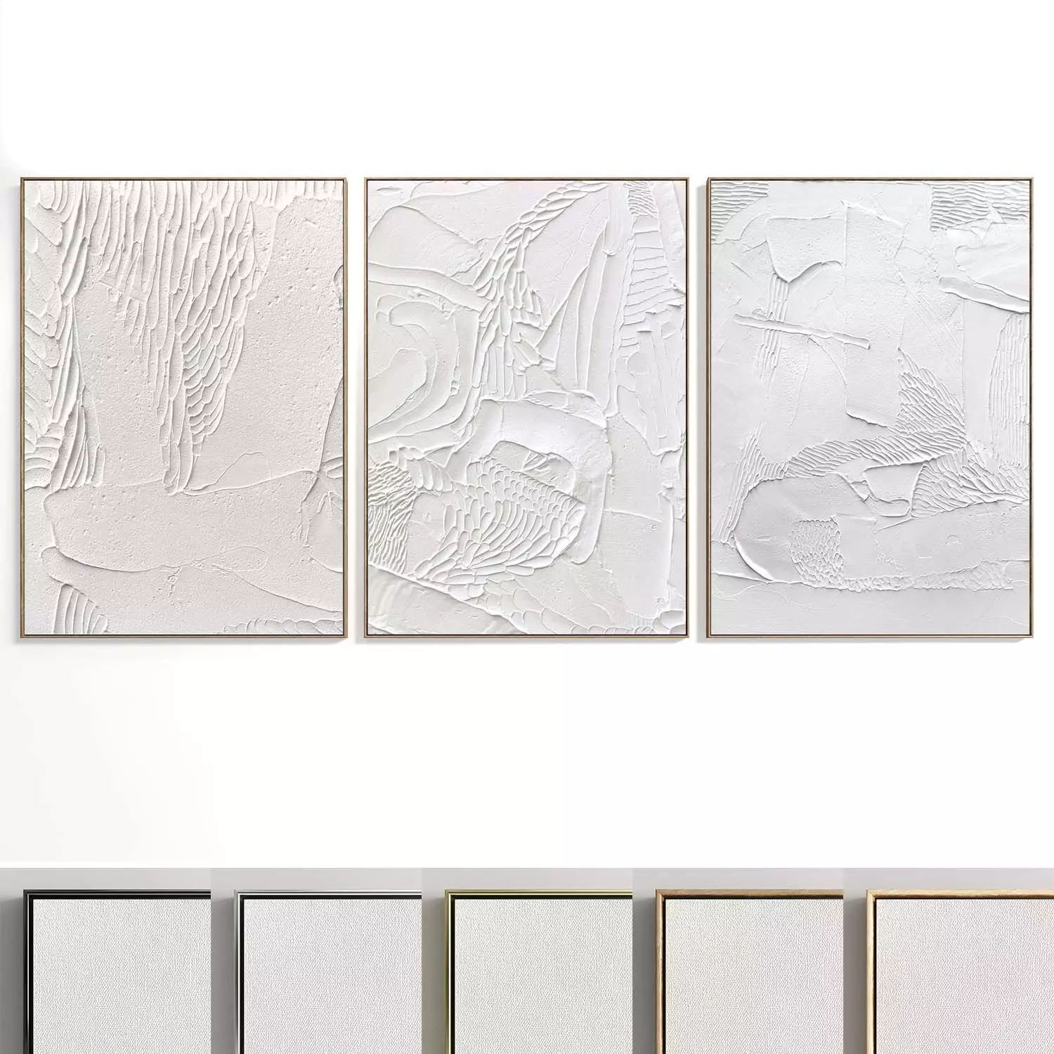 Abstract Painting Set of 3 pieces - No 33 Low-poly 3D model_0