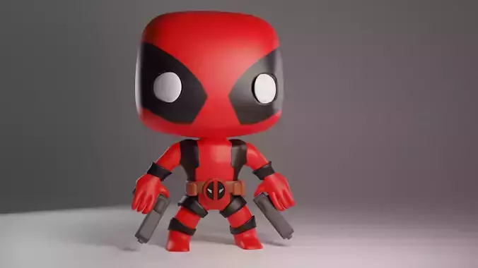 Deadpool 3D model