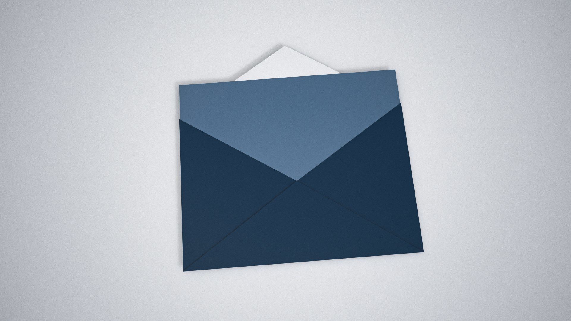 Envelope invitation open motion video 3D model_1