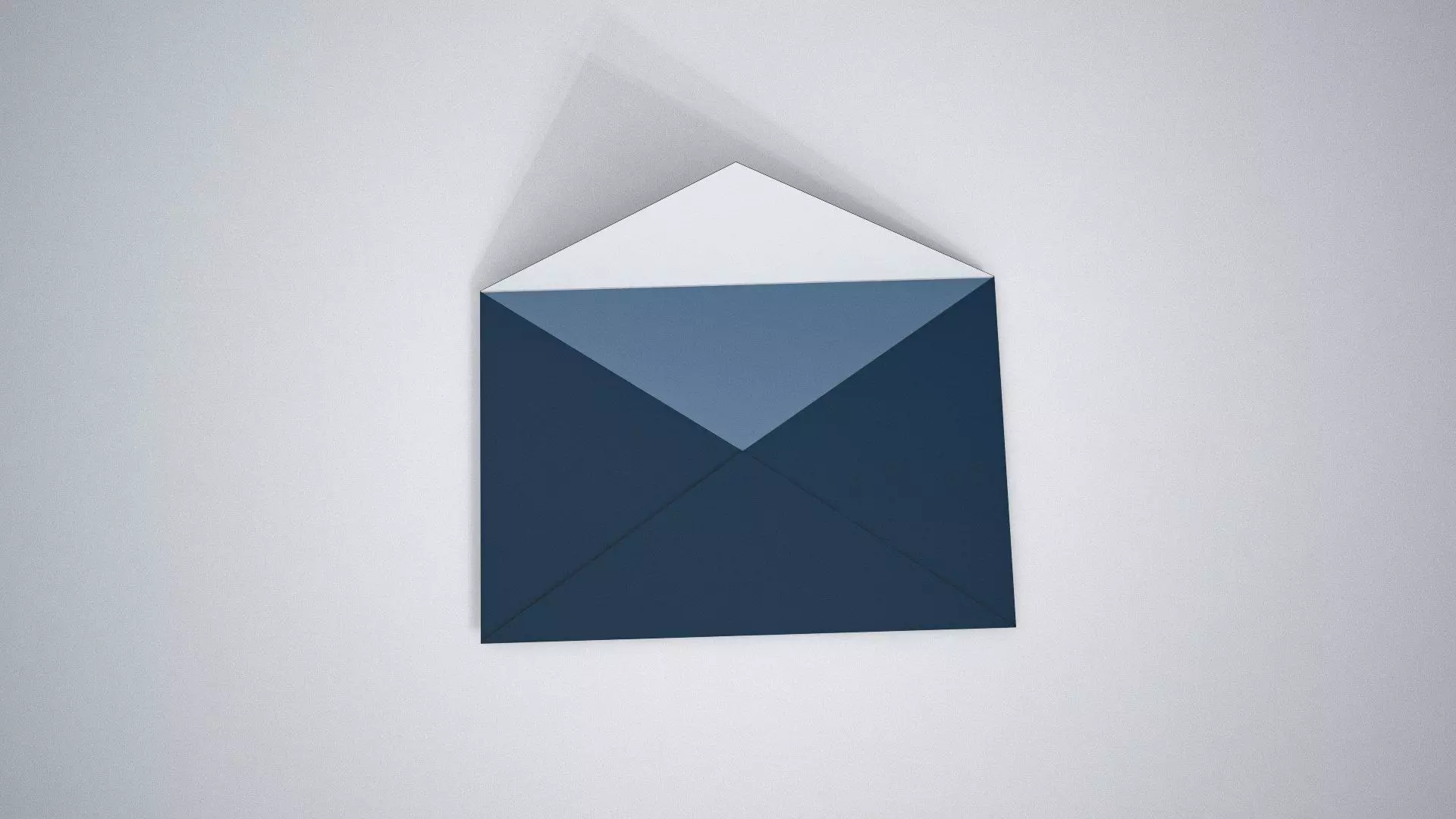 Envelope invitation open motion video 3D model_0