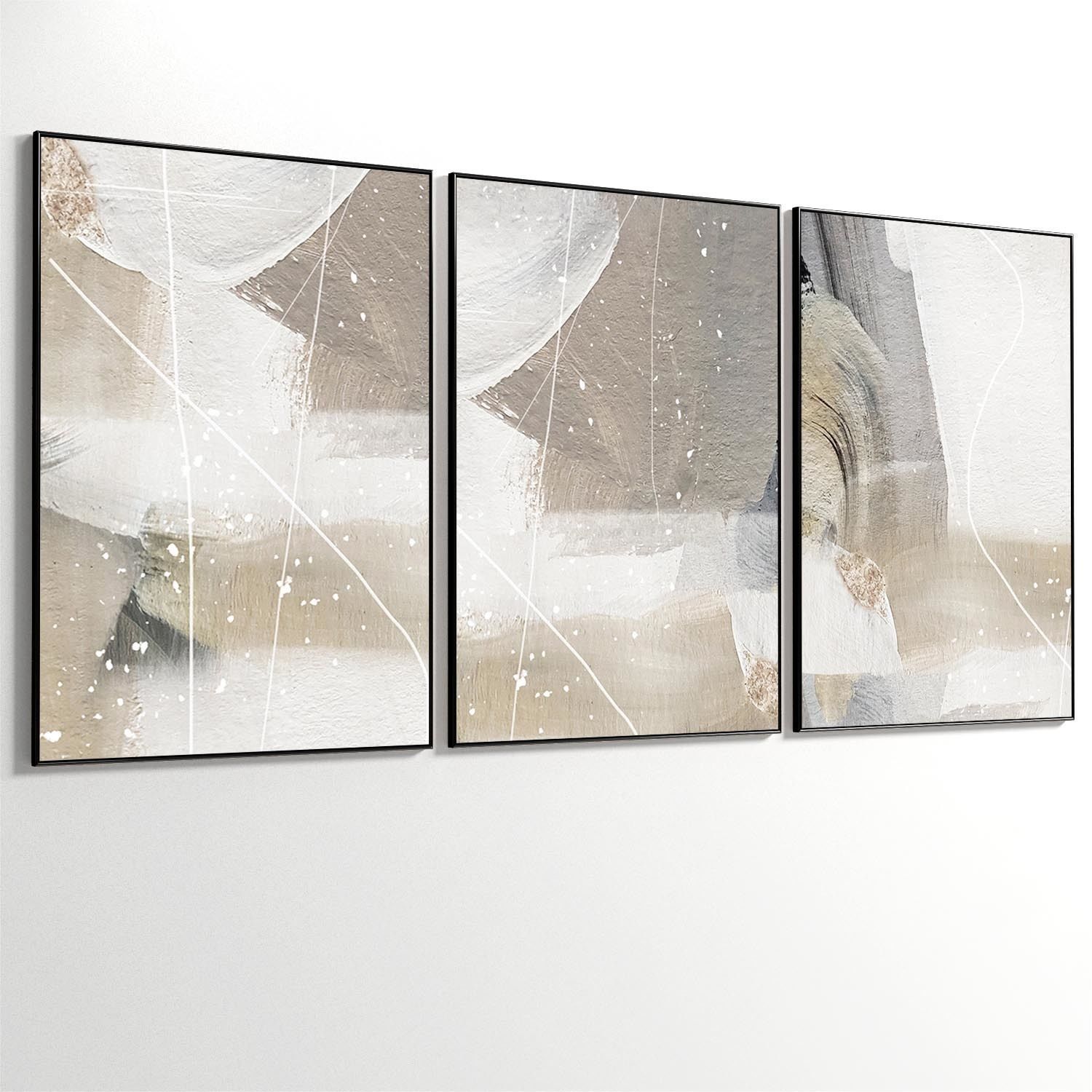 Abstract Painting Set of 3 pieces - No 35 Low-poly 3D model_5