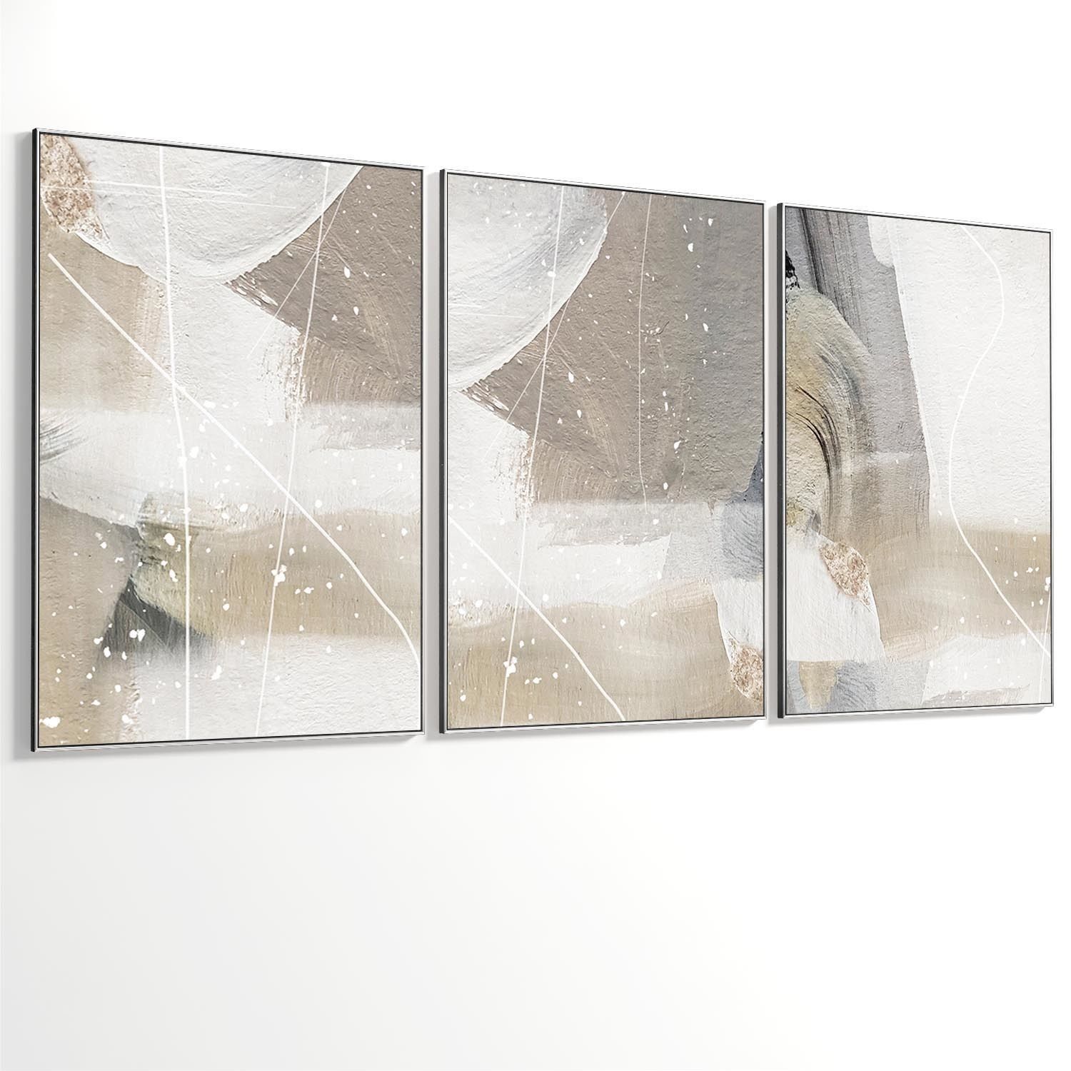 Abstract Painting Set of 3 pieces - No 35 Low-poly 3D model_6