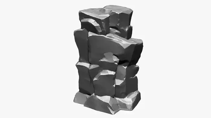 3D Mountain rock Zbrush sculpt