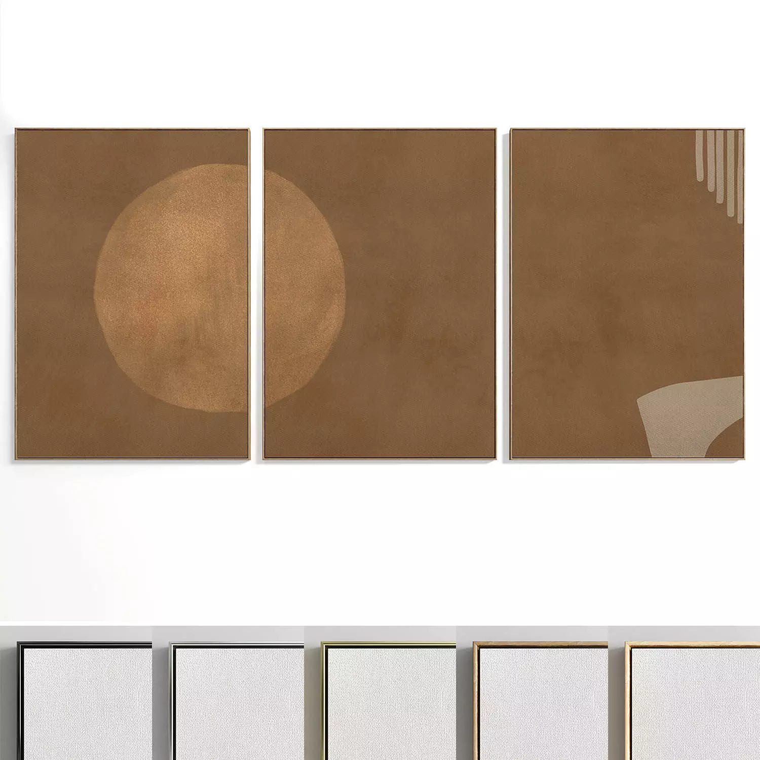 Abstract Painting Set of 3 pieces - No 36 Low-poly 3D model_0