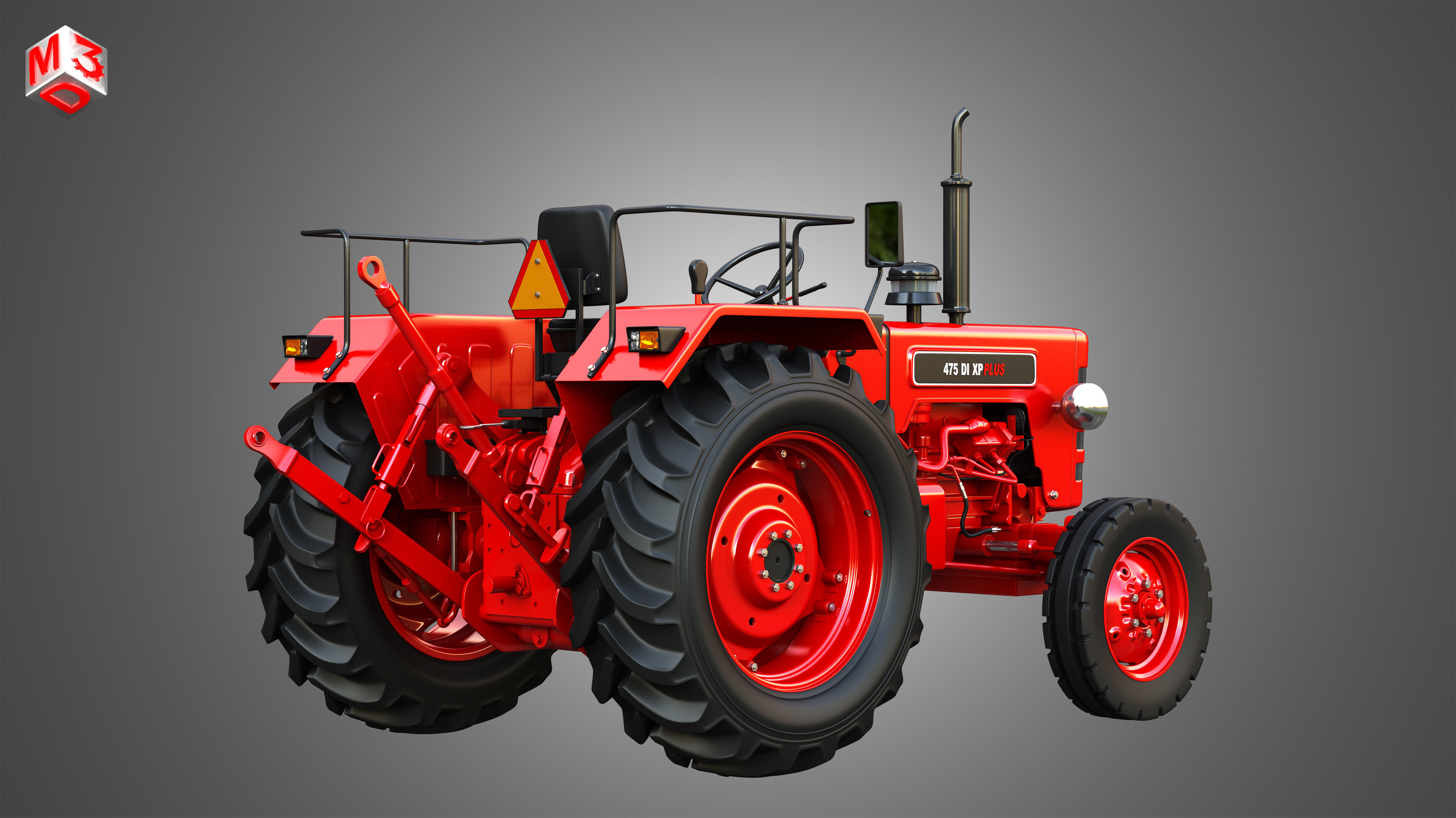 475 DI XP PLUS  - JIVO 365DI  - Tractors  2 in 1 3D Model Collection_3
