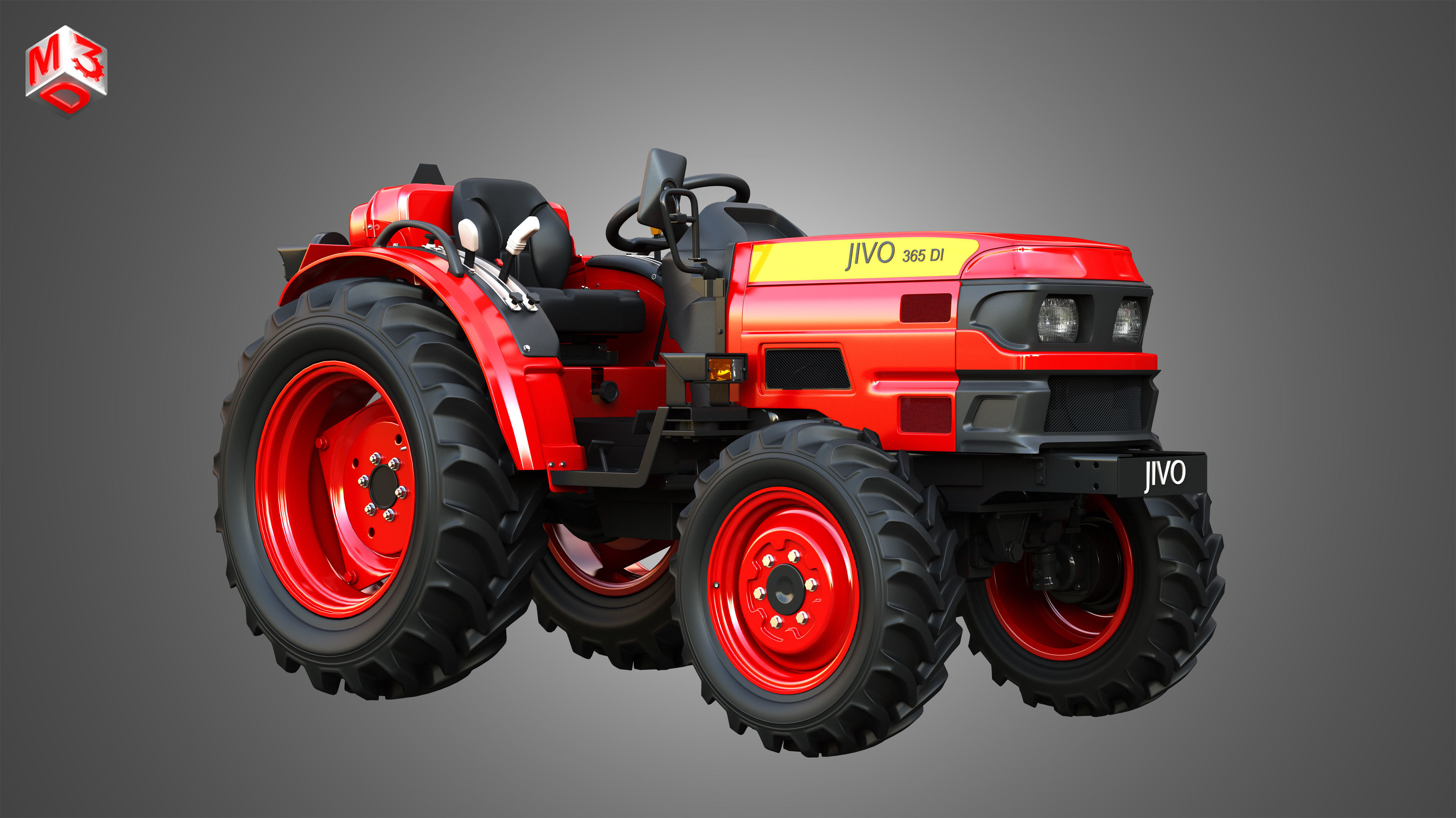 475 DI XP PLUS  - JIVO 365DI  - Tractors  2 in 1 3D Model Collection_8