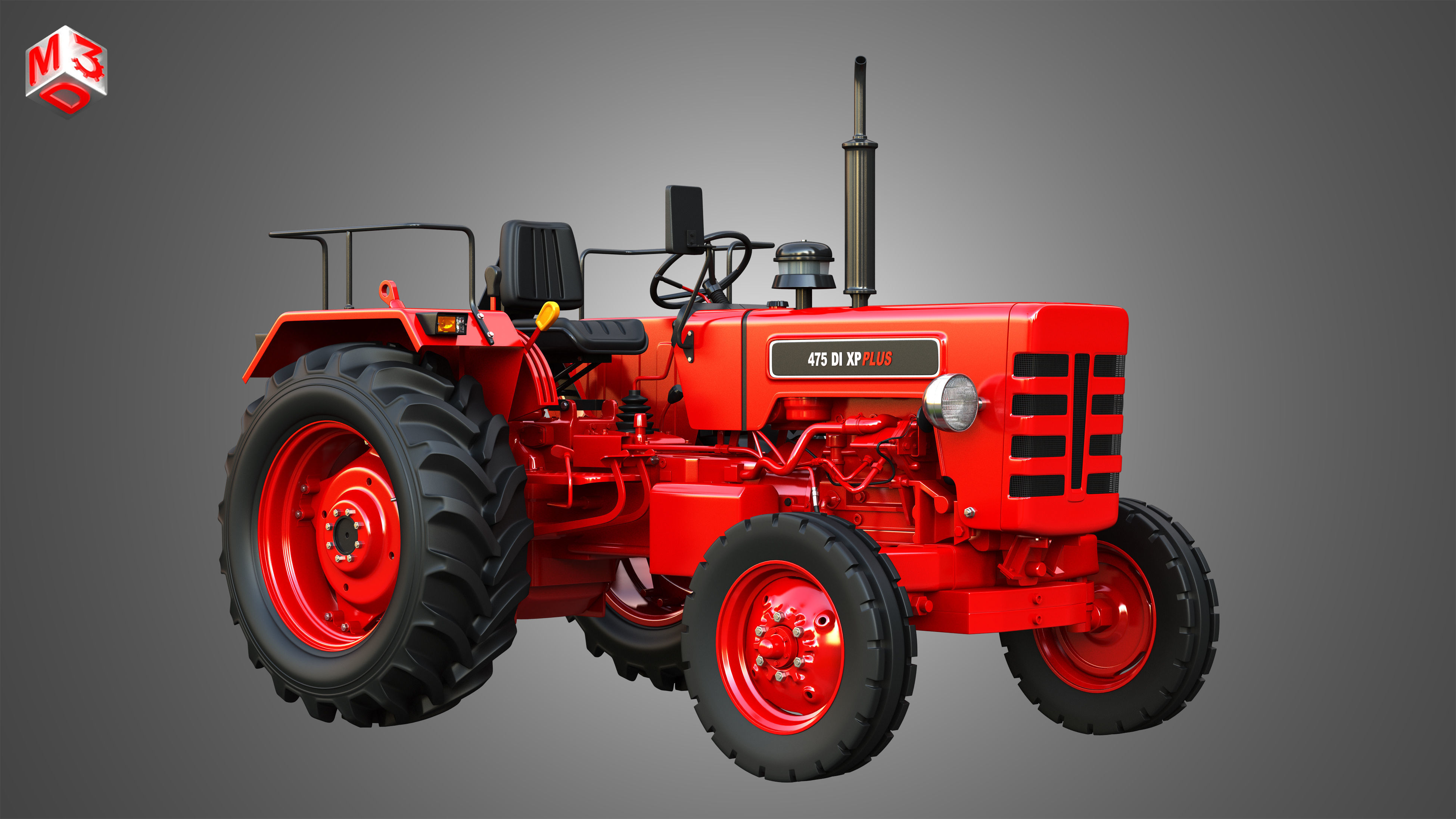 475 DI XP PLUS  - JIVO 365DI  - Tractors  2 in 1 3D Model Collection_7
