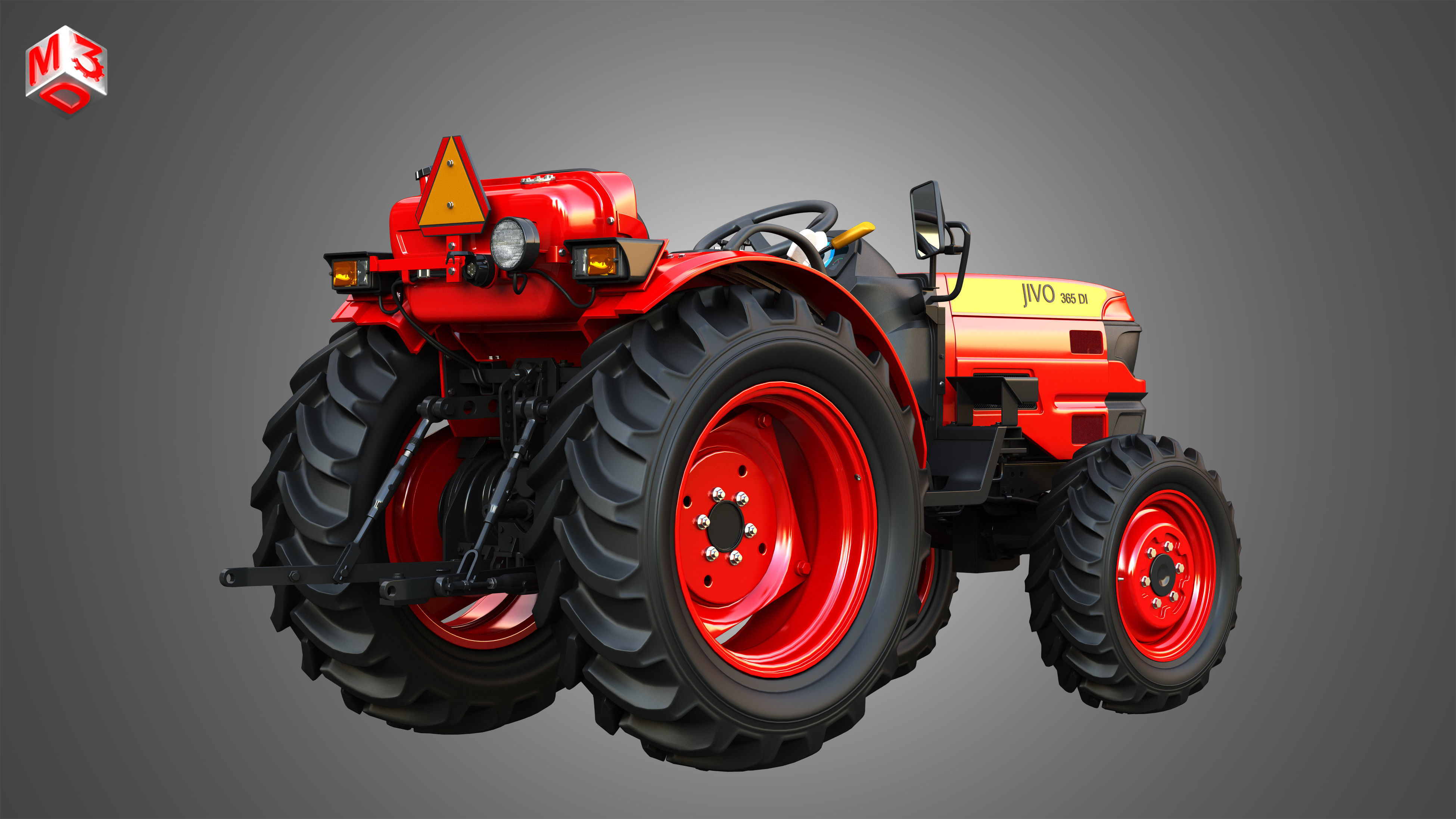 475 DI XP PLUS  - JIVO 365DI  - Tractors  2 in 1 3D Model Collection_4