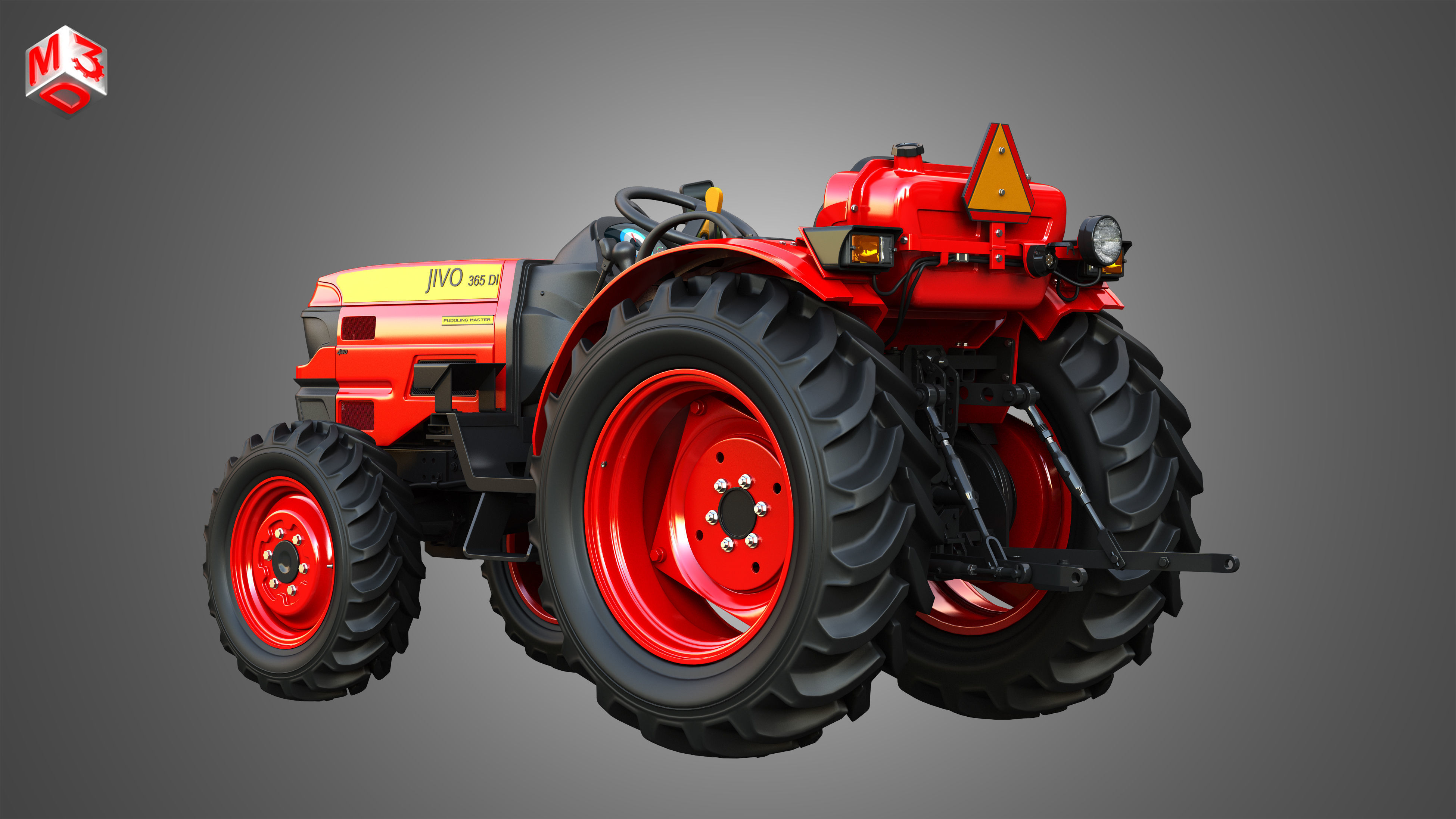 475 DI XP PLUS  - JIVO 365DI  - Tractors  2 in 1 3D Model Collection_6