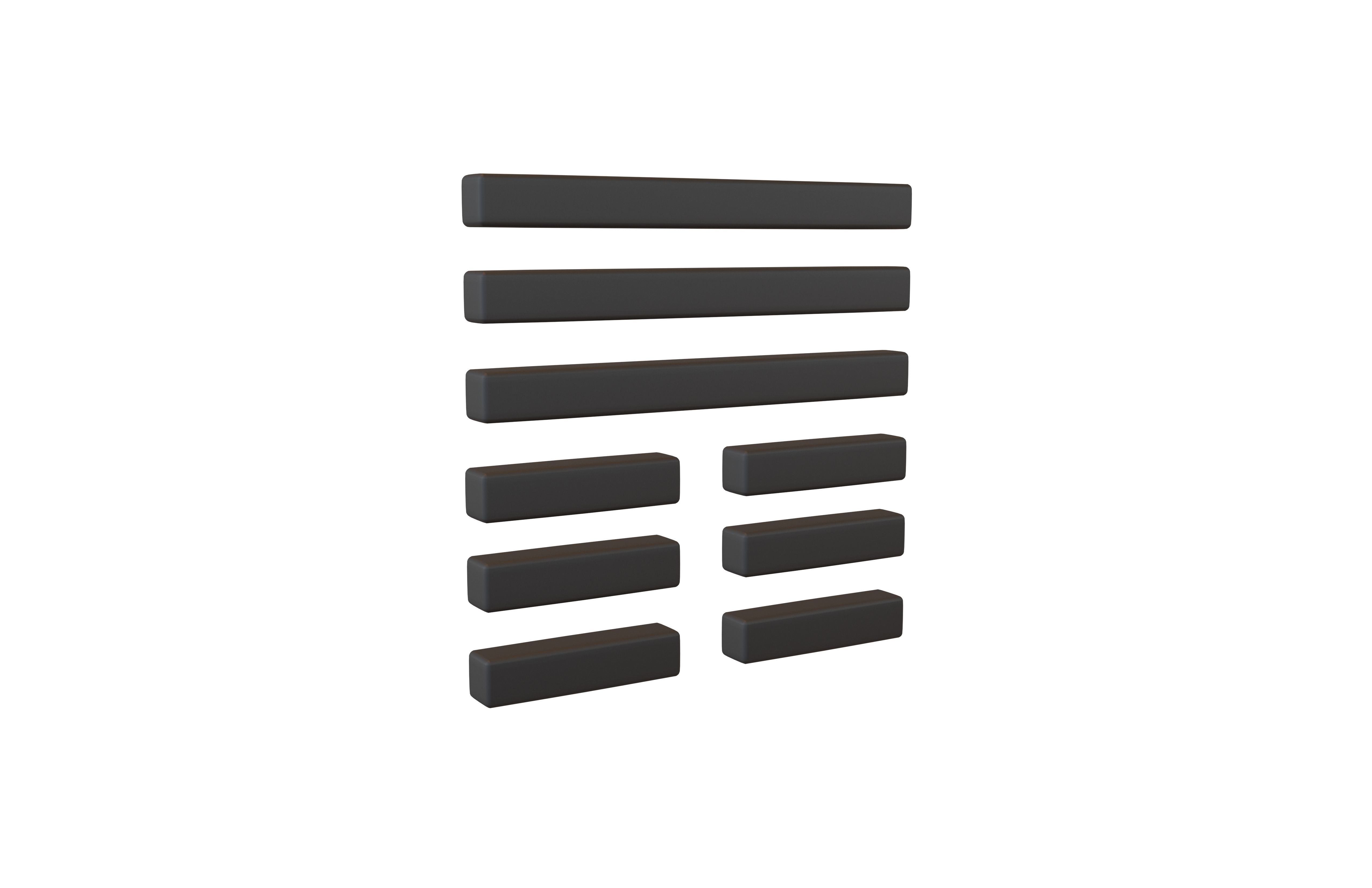 I Ching Hexagrams V1 Pack 001 Low-poly 3D model_85