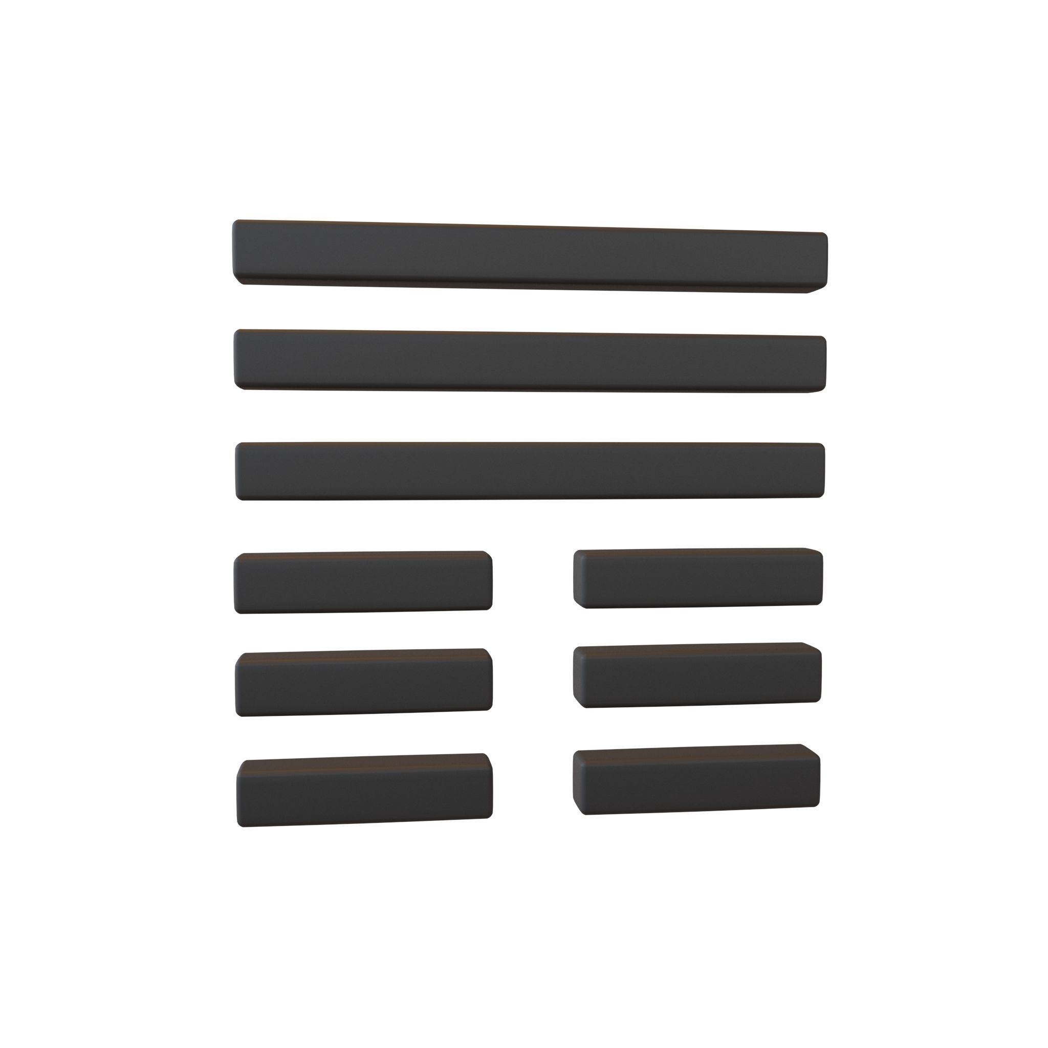 I Ching Hexagrams V1 Pack 001 Low-poly 3D model_86