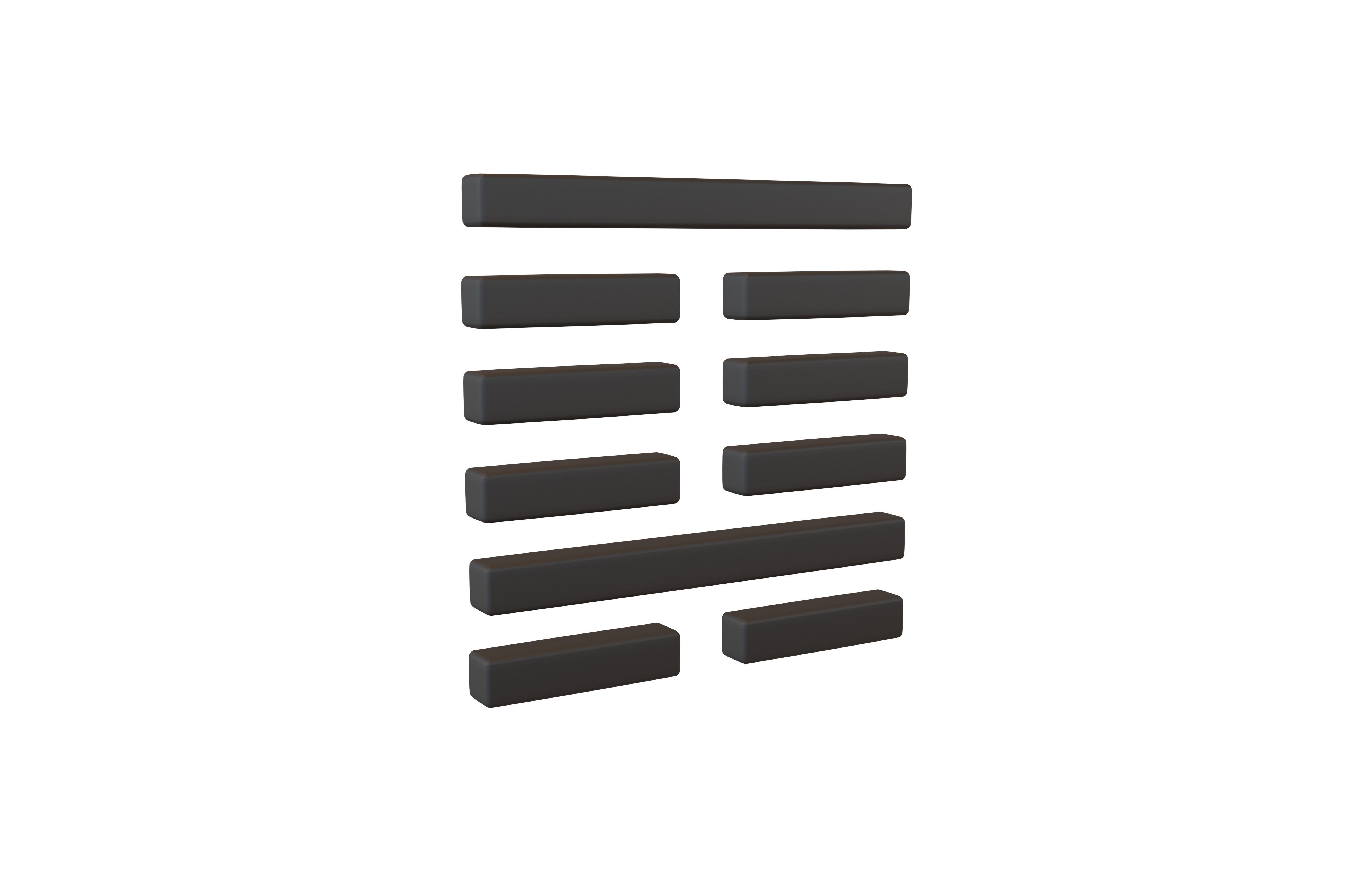 I Ching Hexagrams V1 Pack 001 Low-poly 3D model_25