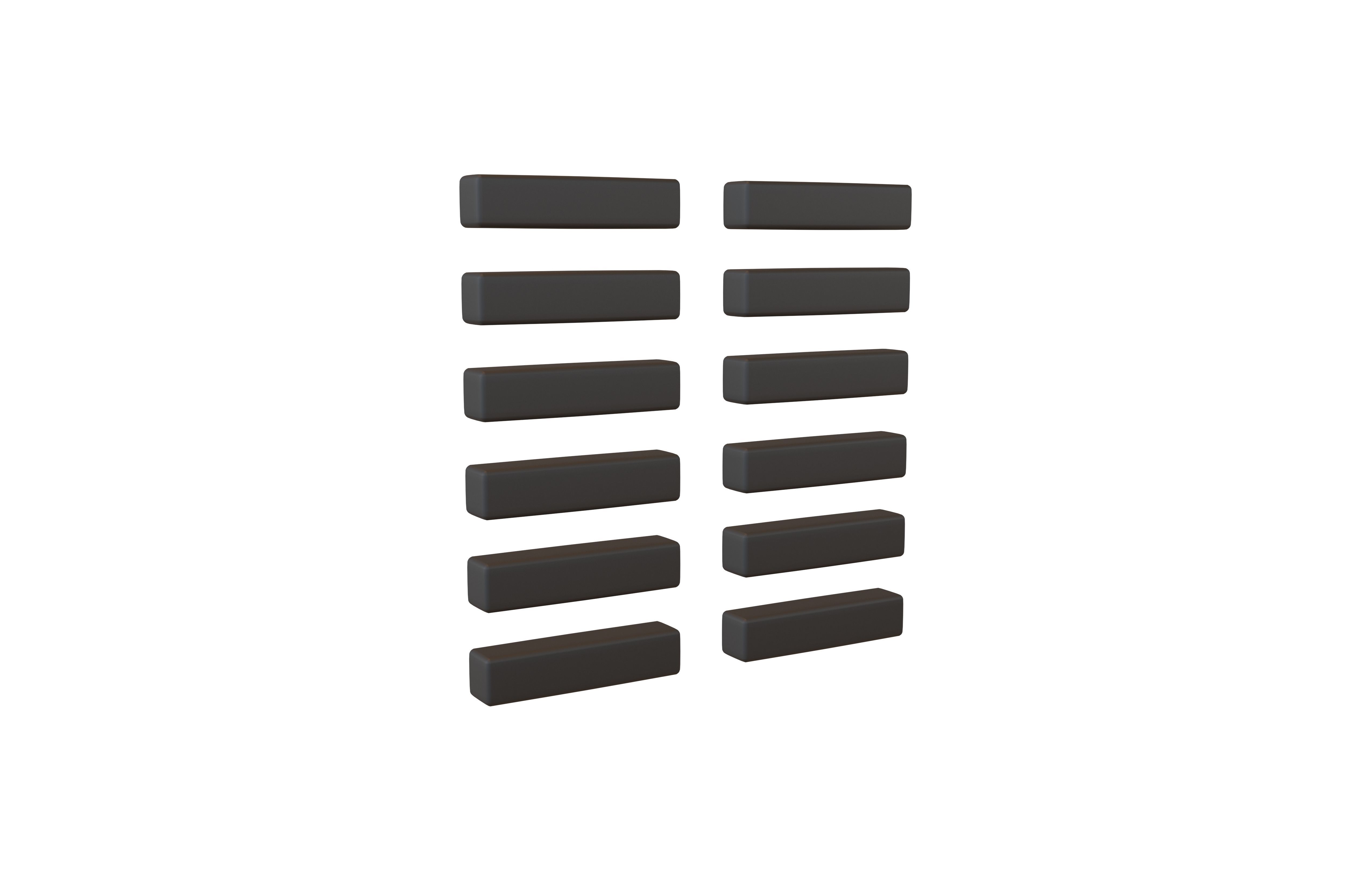 I Ching Hexagrams V1 Pack 001 Low-poly 3D model_9