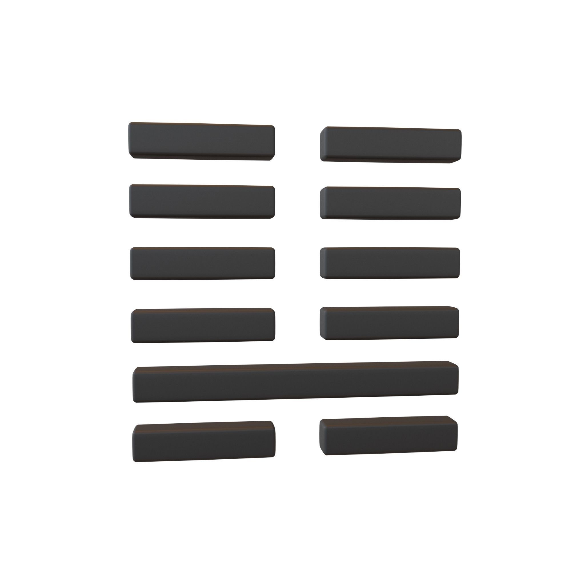 I Ching Hexagrams V1 Pack 001 Low-poly 3D model_44