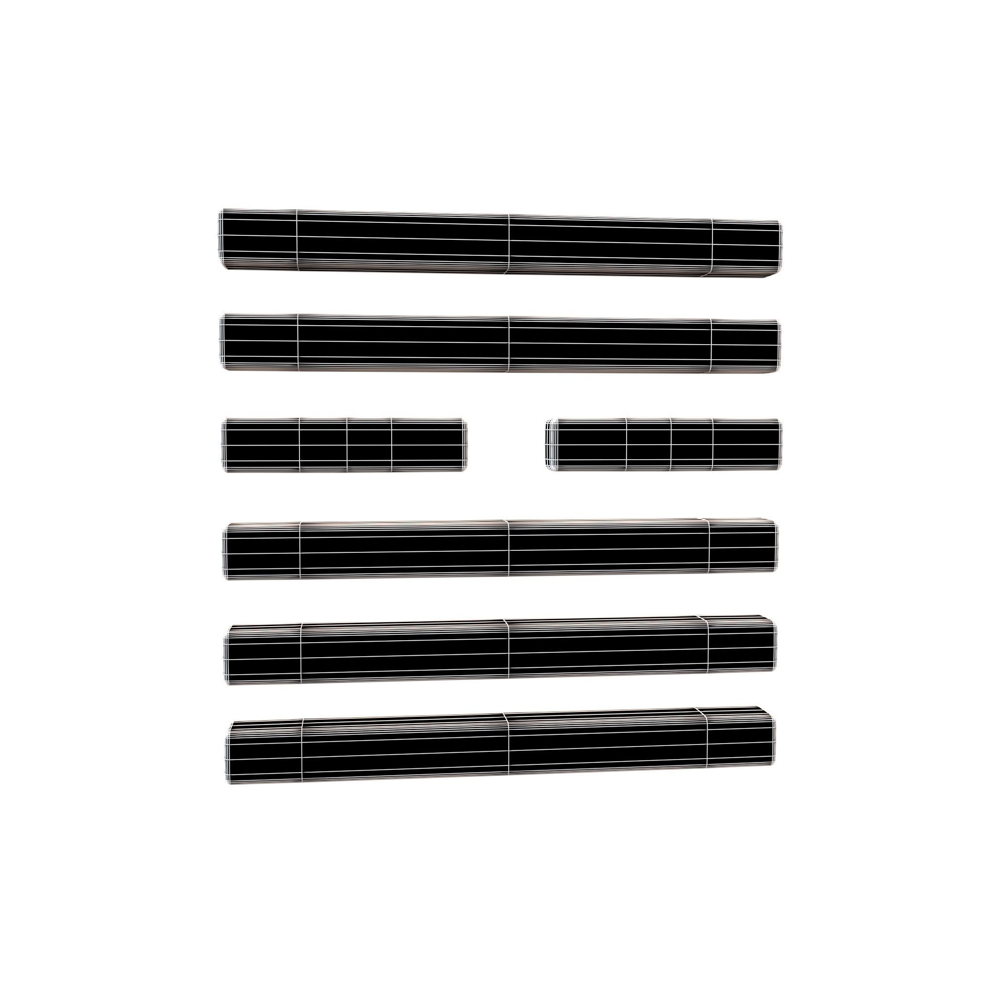 I Ching Hexagrams V1 Pack 001 Low-poly 3D model_63