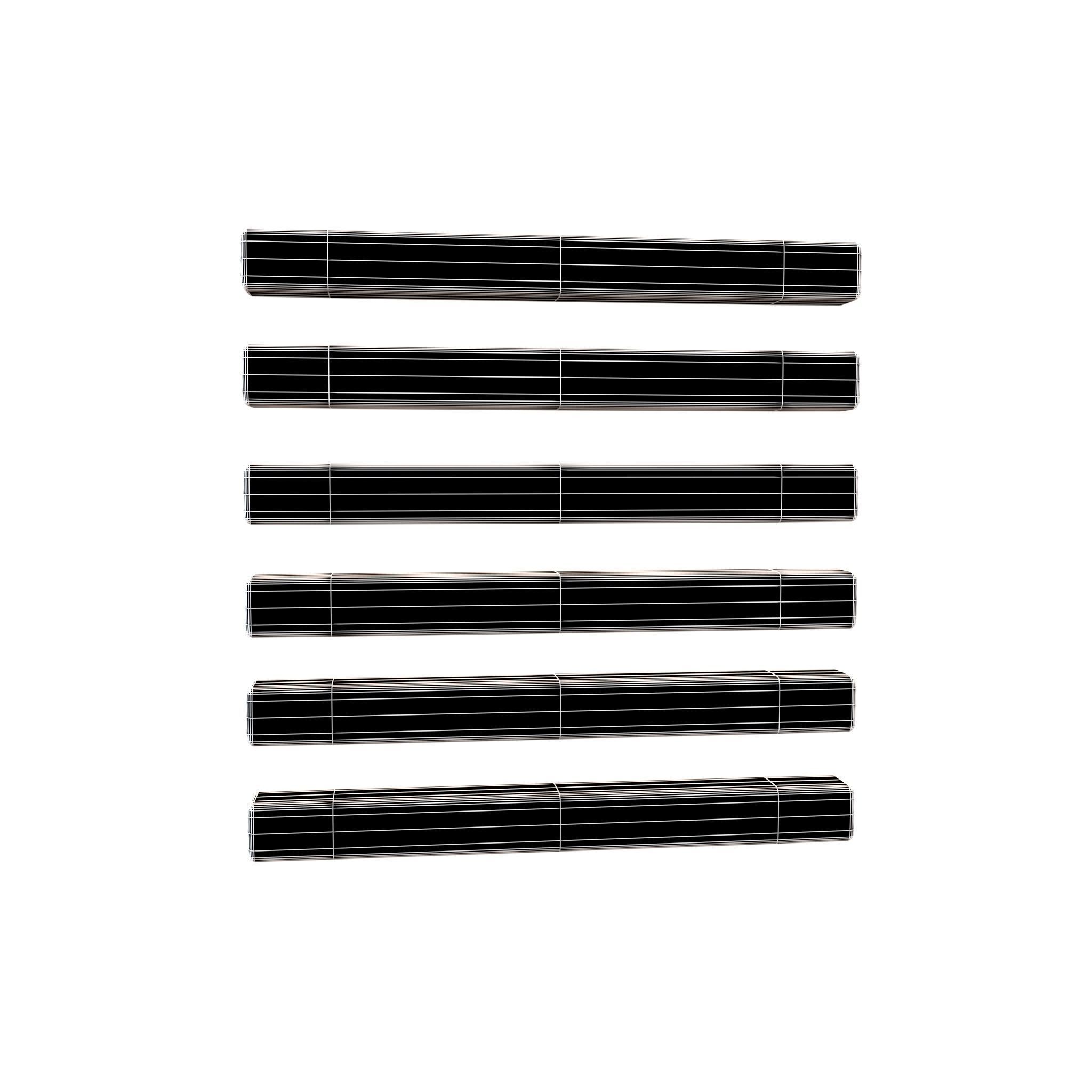 I Ching Hexagrams V1 Pack 001 Low-poly 3D model_3