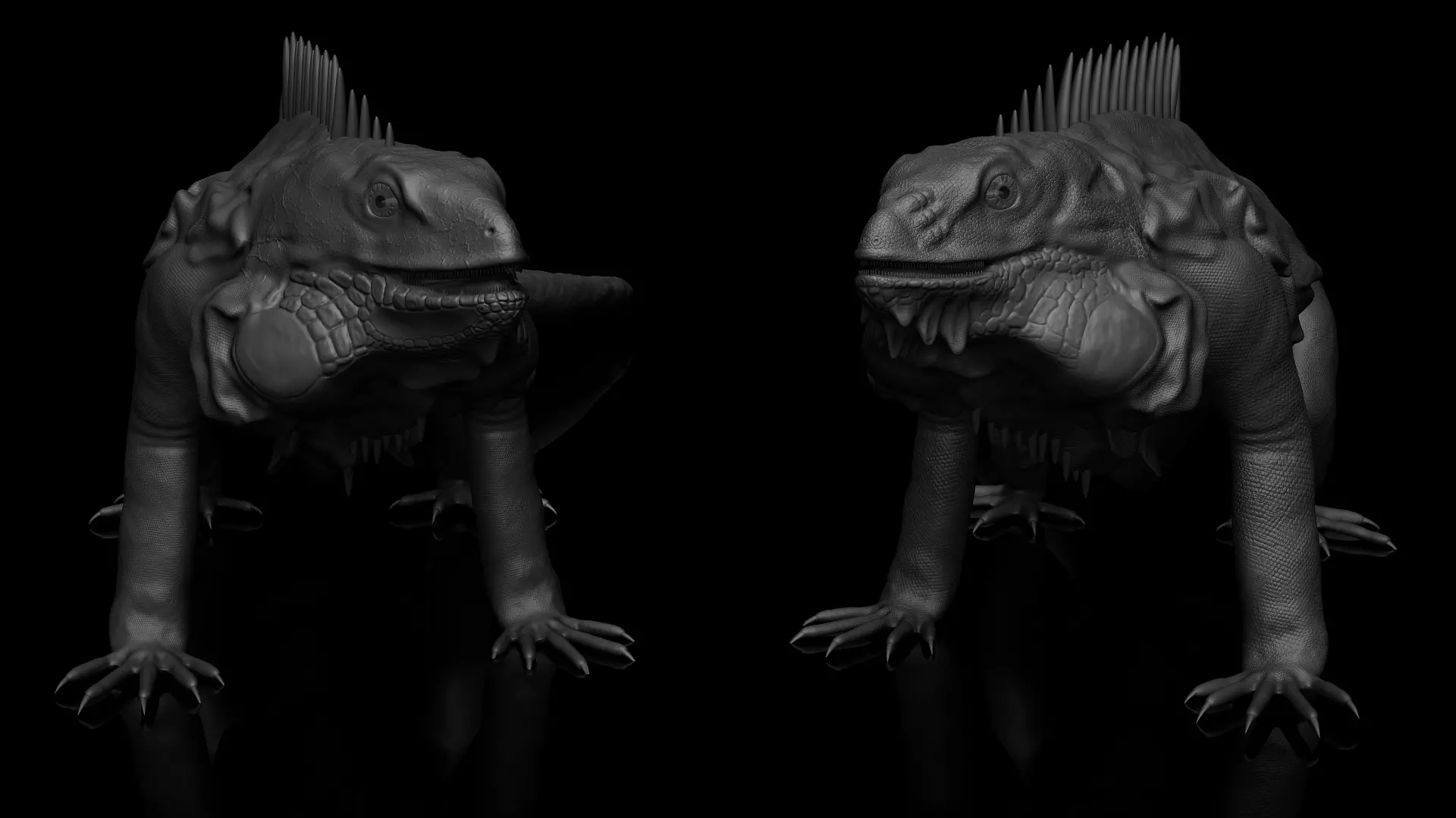 iguana Free 3D model